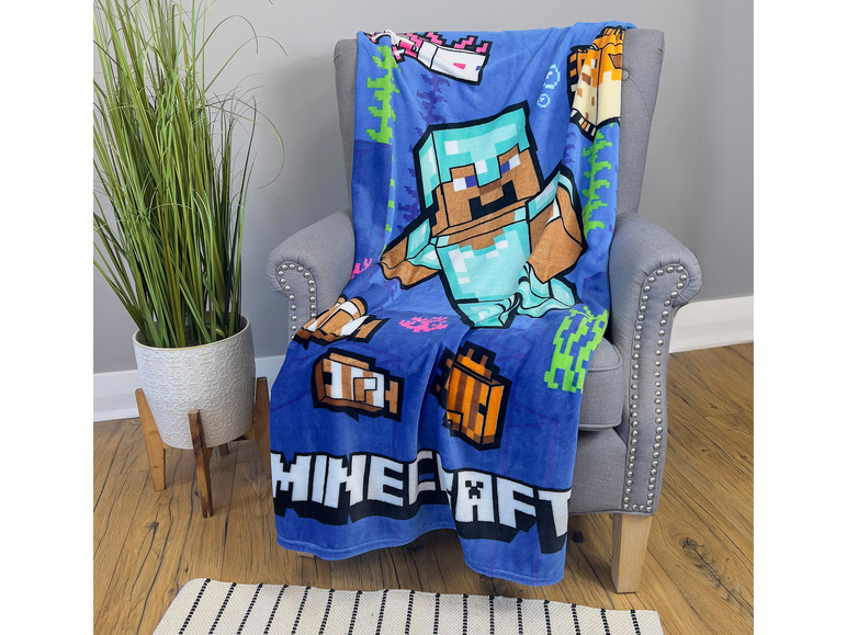 Koc Polarowy Z Kolekcji MINECRAFT 100 X 150 Cm