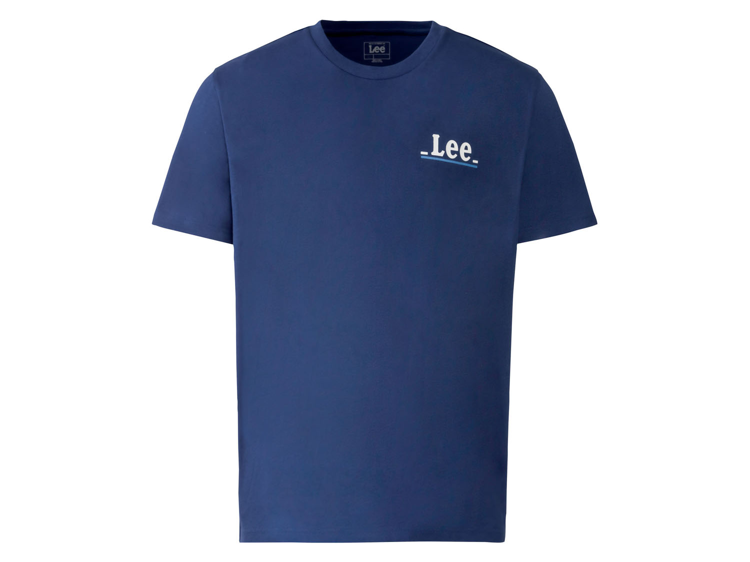 Lee T-shirt męski z logo (Granatowy, M)