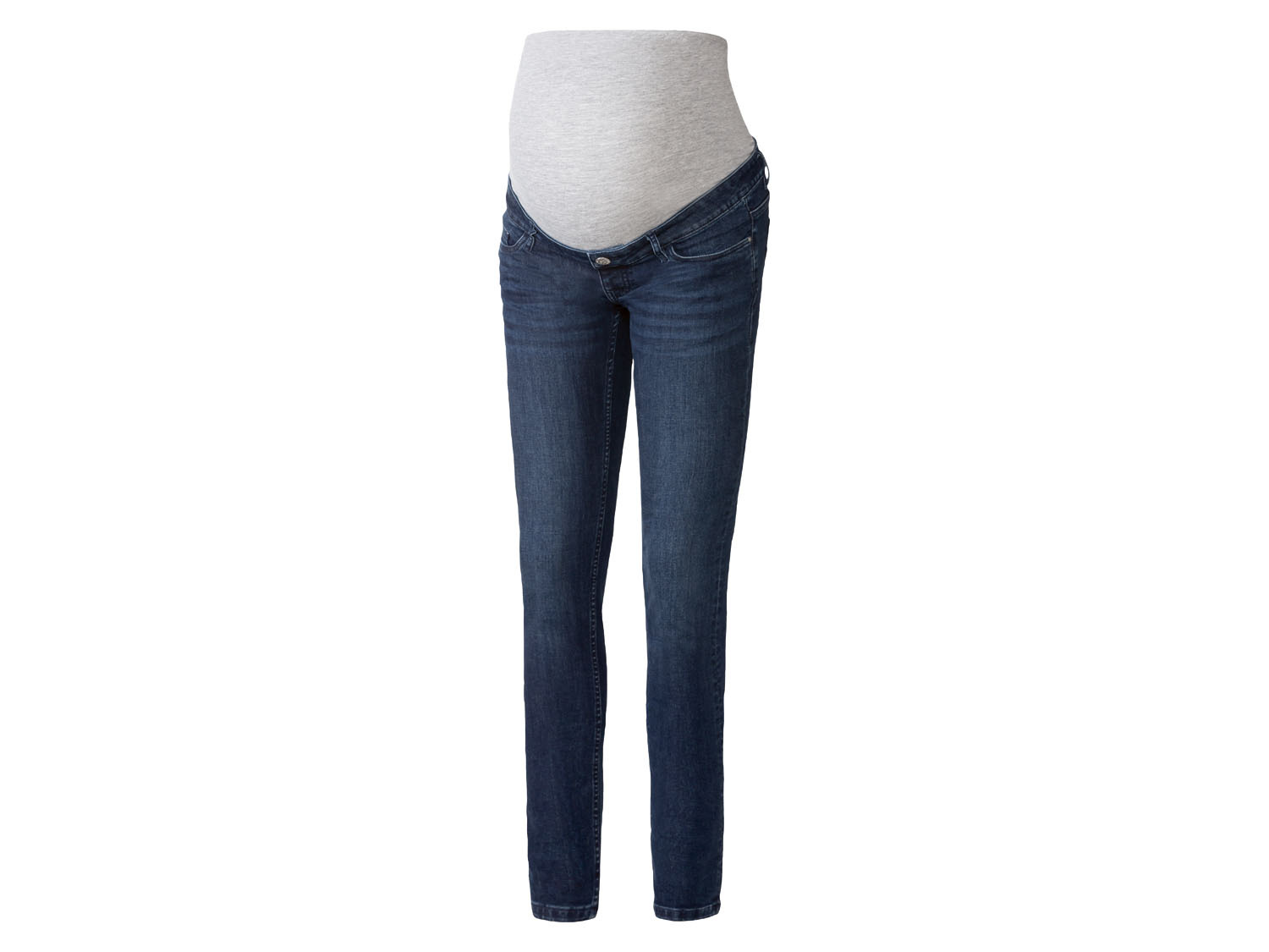 esmara® Jeansy ciążowe, super skinny fit (44, Ciemnoniebieski)