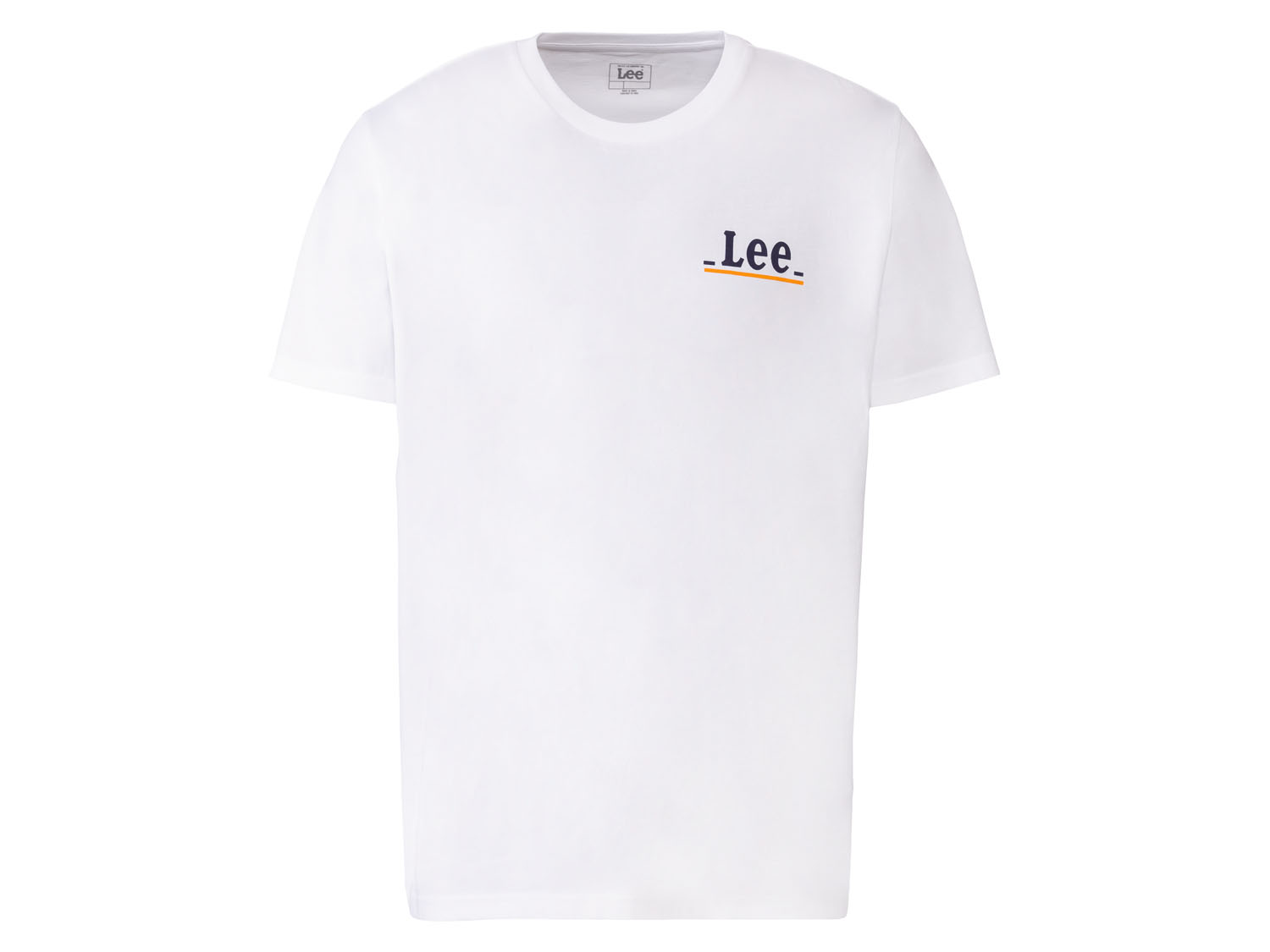 Lee T-shirt męski z logo (Biały, S)