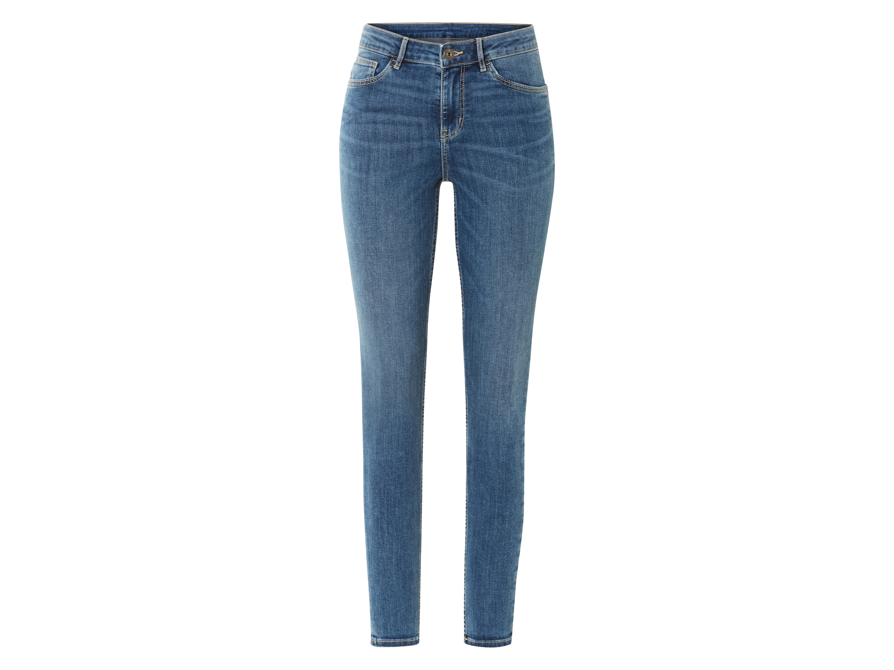 esmara® Jeansy damskie super skinny fit (44, Niebieski)