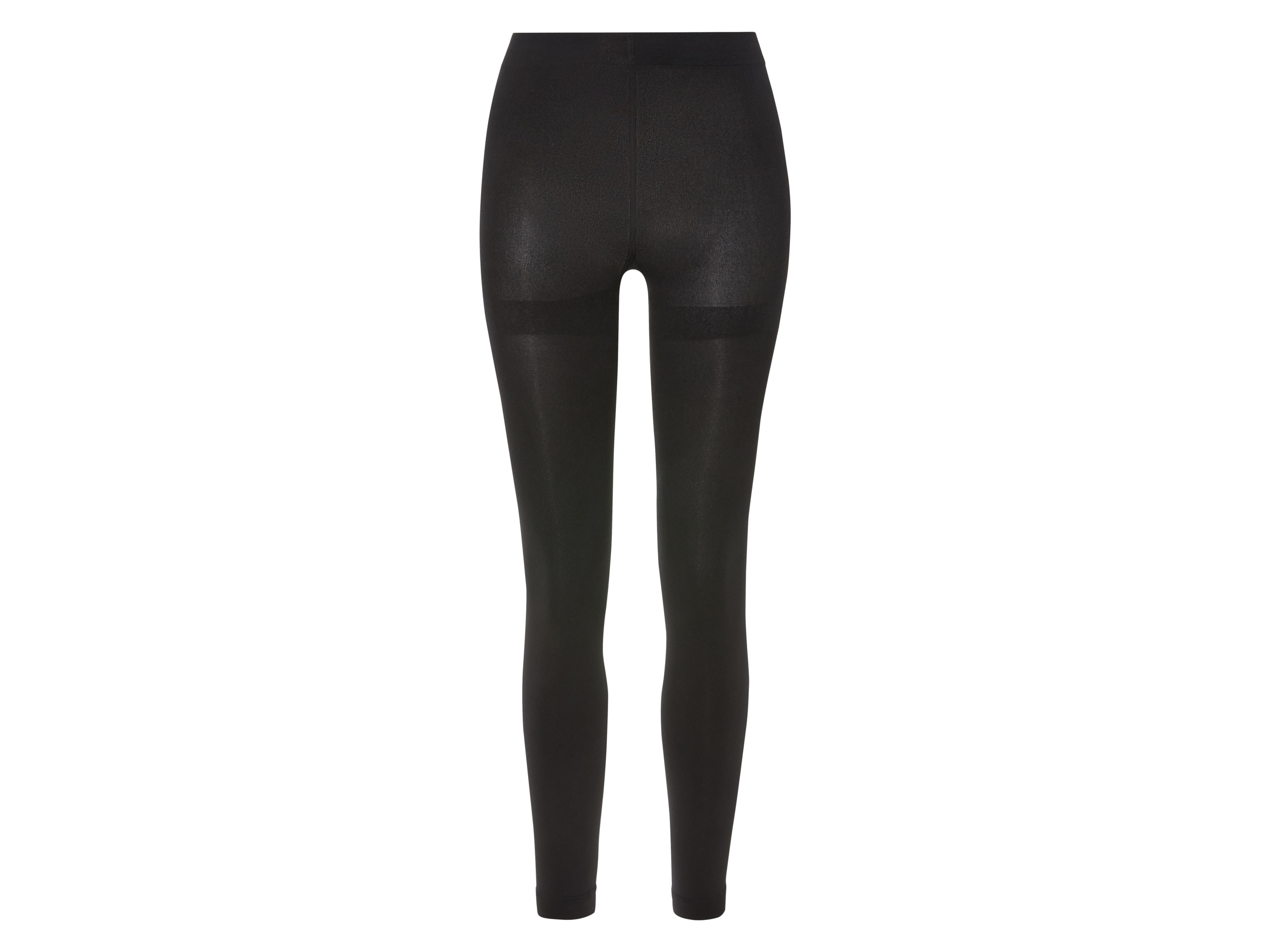 esmara® Rajstopy termiczne damskie DEN100, kryjące (Legginsy, S (36-38), Czarny)