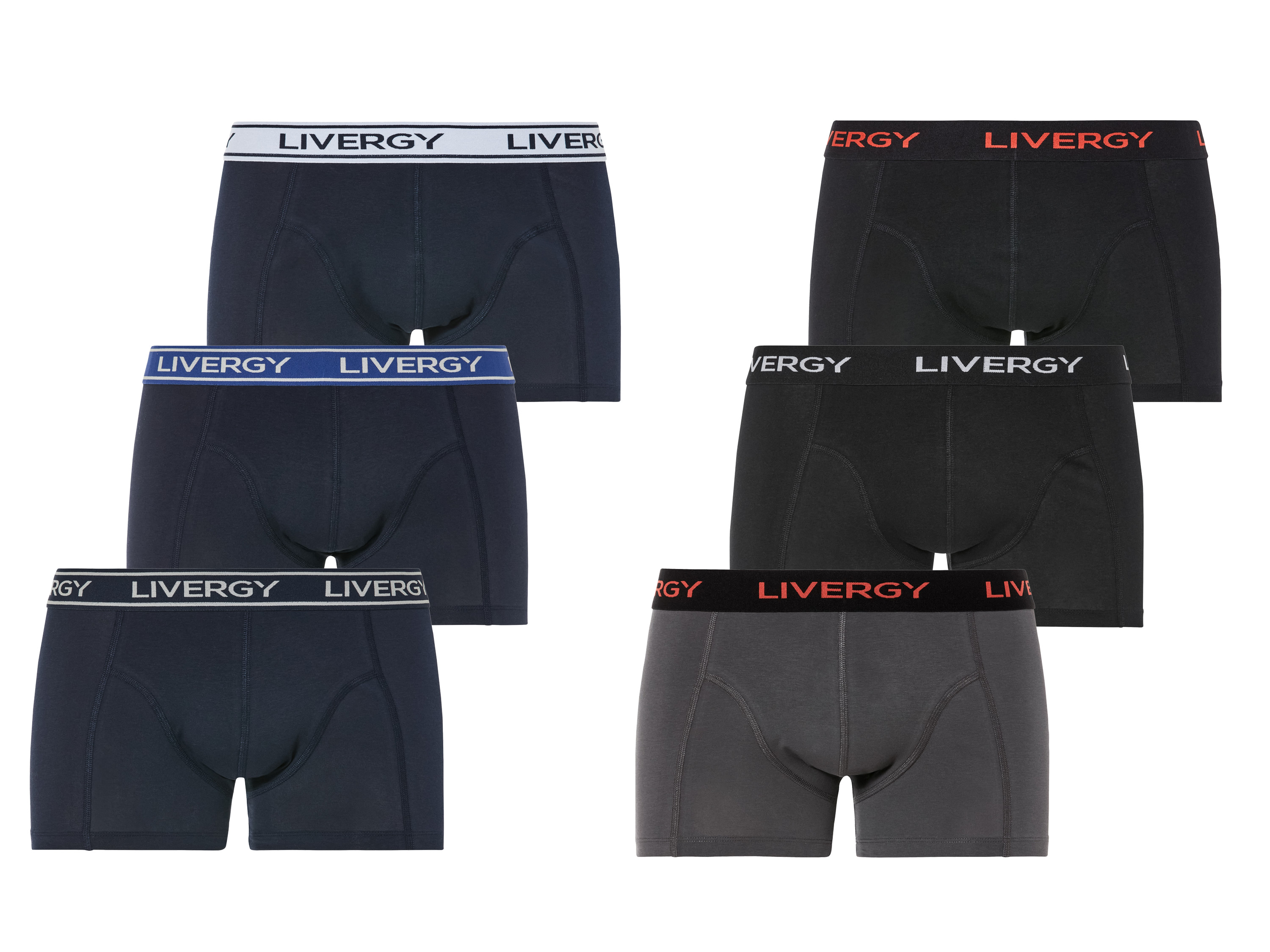 LIVERGY® Bokserki męskie, 3 pary