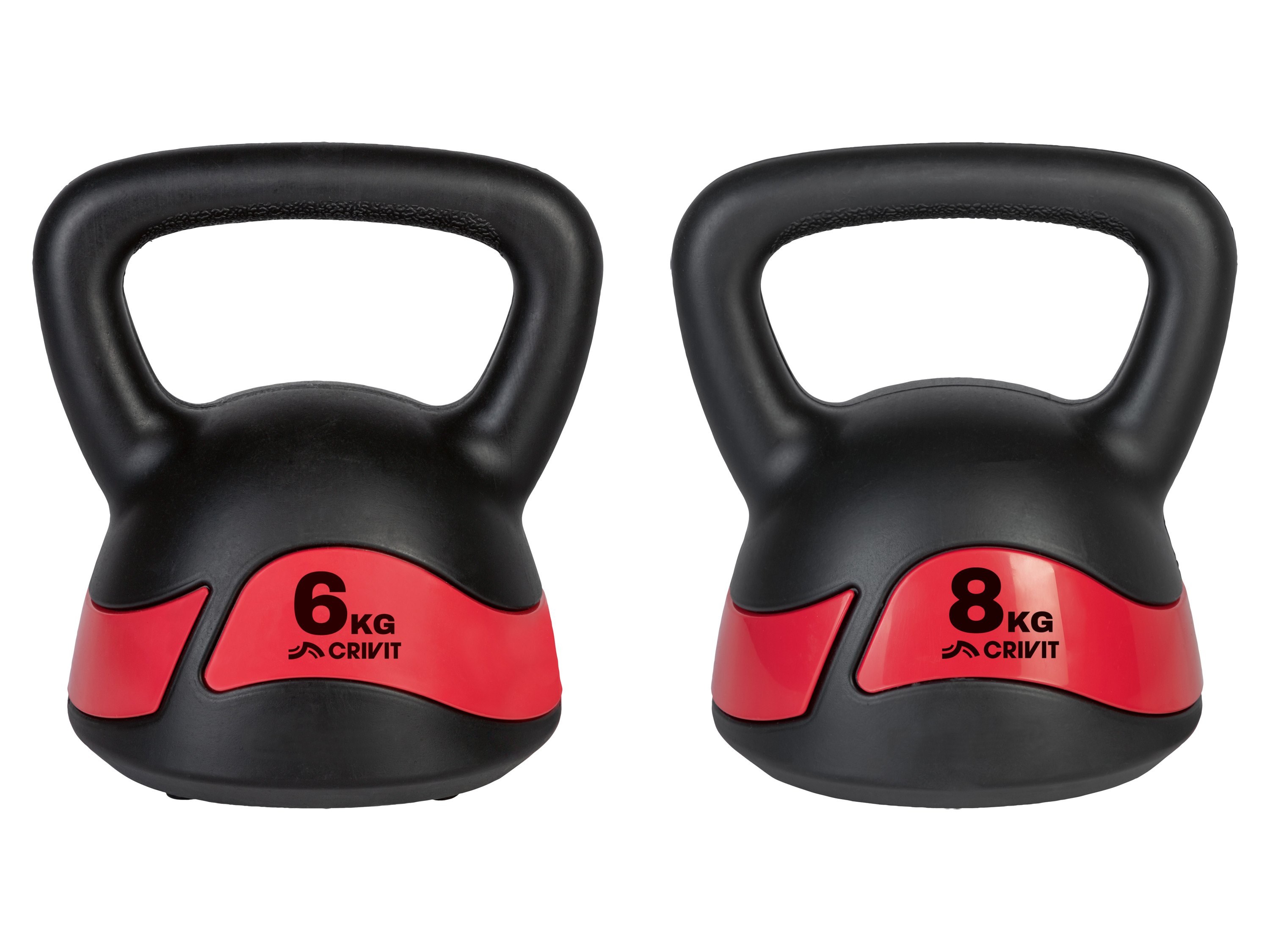 CRIVIT Kettlebell, 6/8 kg