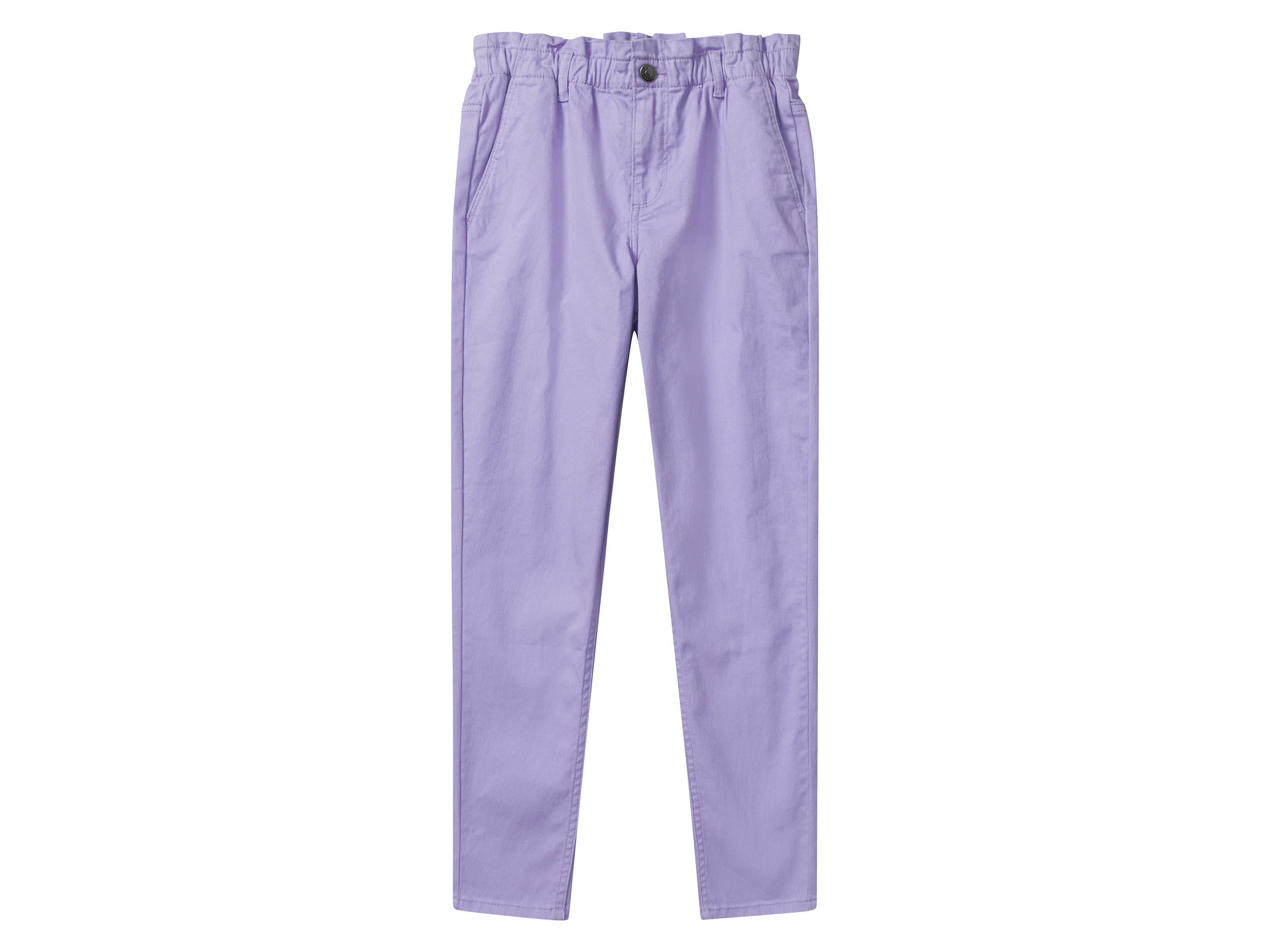 pepperts!® Jeansy dziewczęce z bawełną, relaxed fit (146, Lawenda)