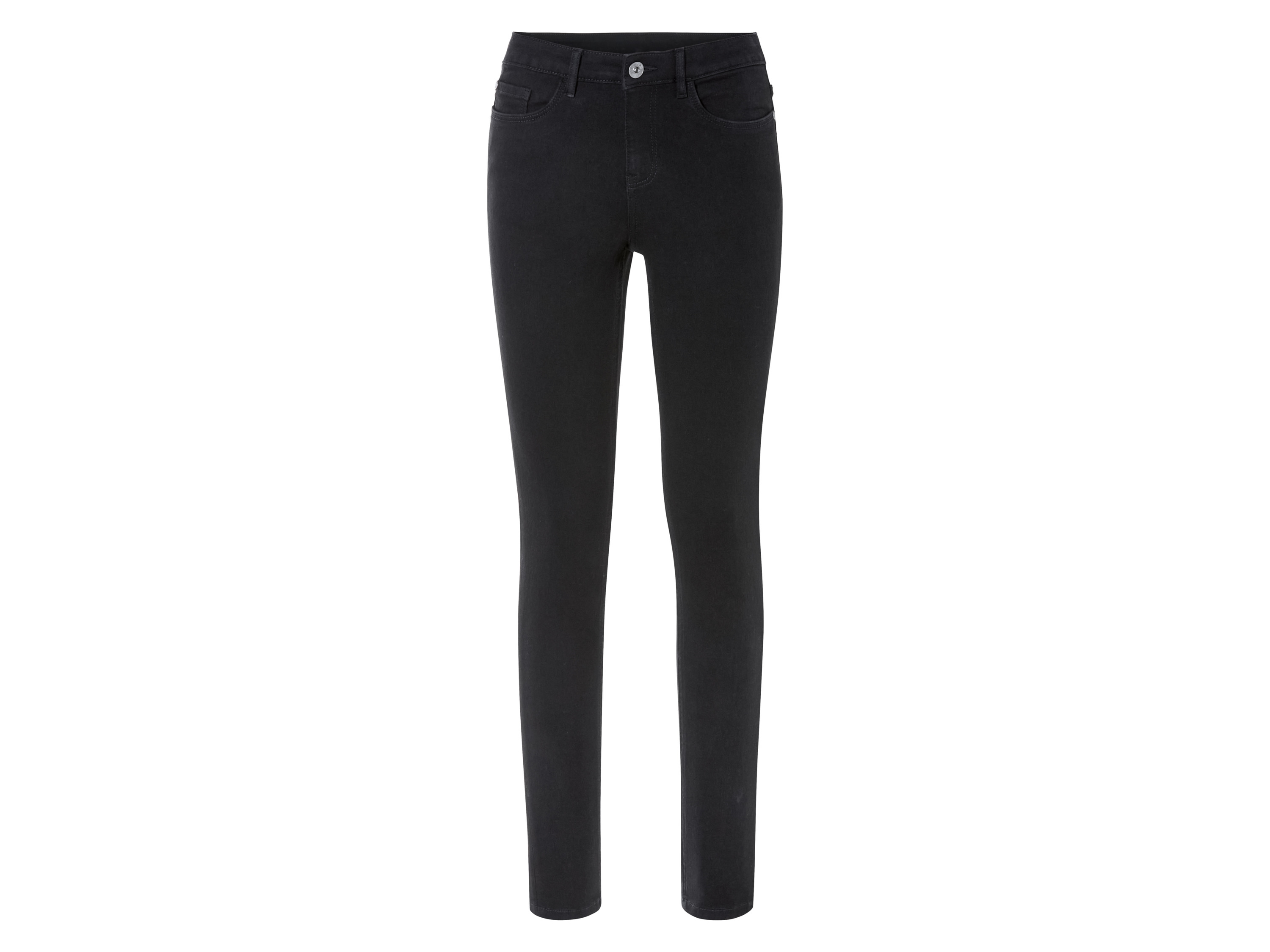 esmara® Jeansy damskie, Super Skinny Fit (34, Czarny)