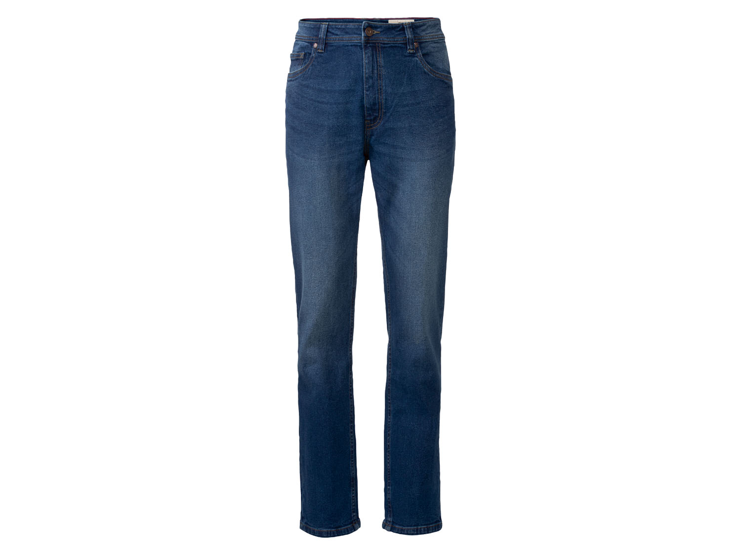 LIVERGY® Jeansy męskie z bawełną, Straight Fit (46 (30/32), Niebieski)