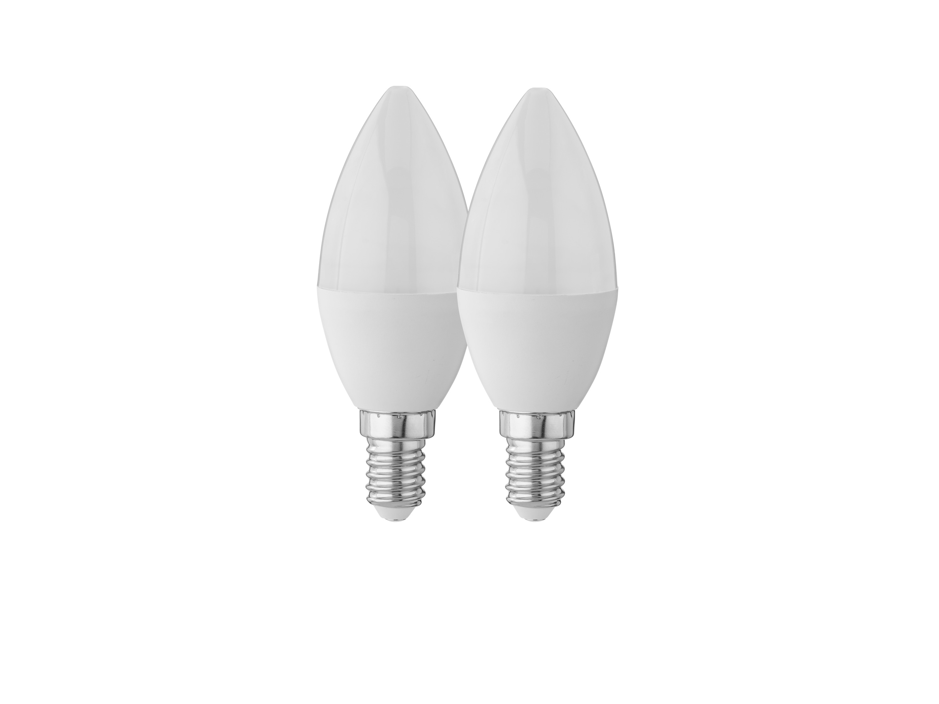 LIVARNO home Żarówki LED, E27/E14 (LED, E14, świeca, 470 lm, 2 sztuki)