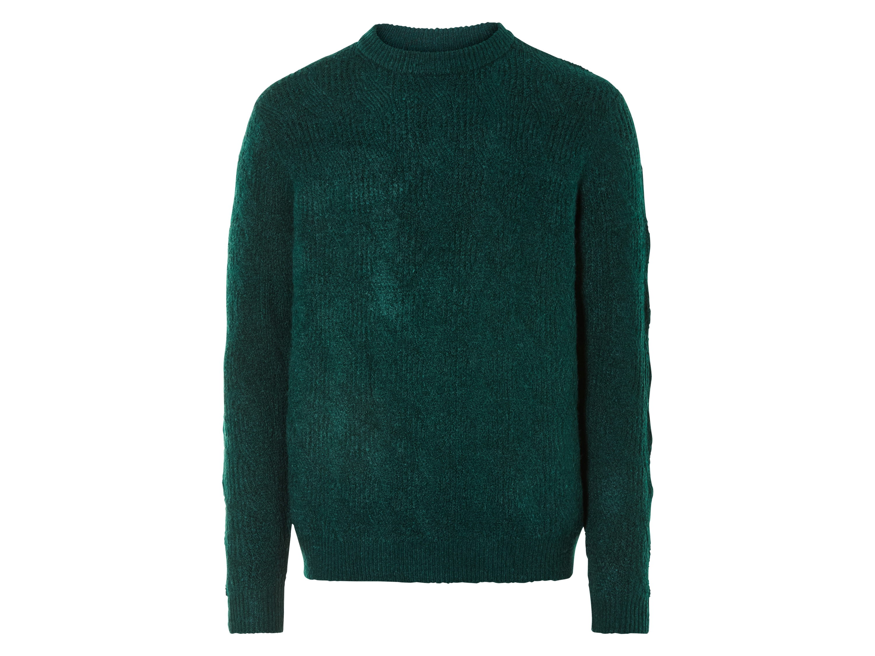 LIVERGY® Sweter męski z grubej dzianiny (M (48/50), Zielony)