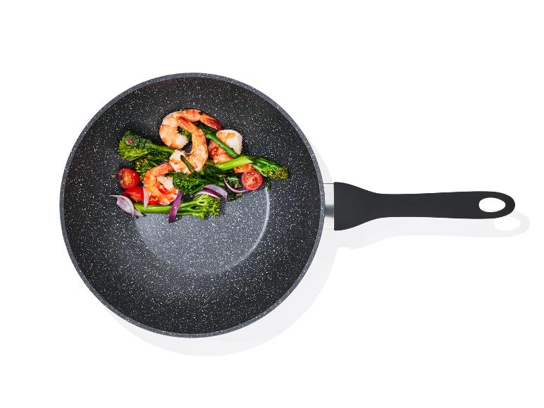 LIVARNO home Patelnia aluminiowa lub wok aluminiowy, Ø 28 cm