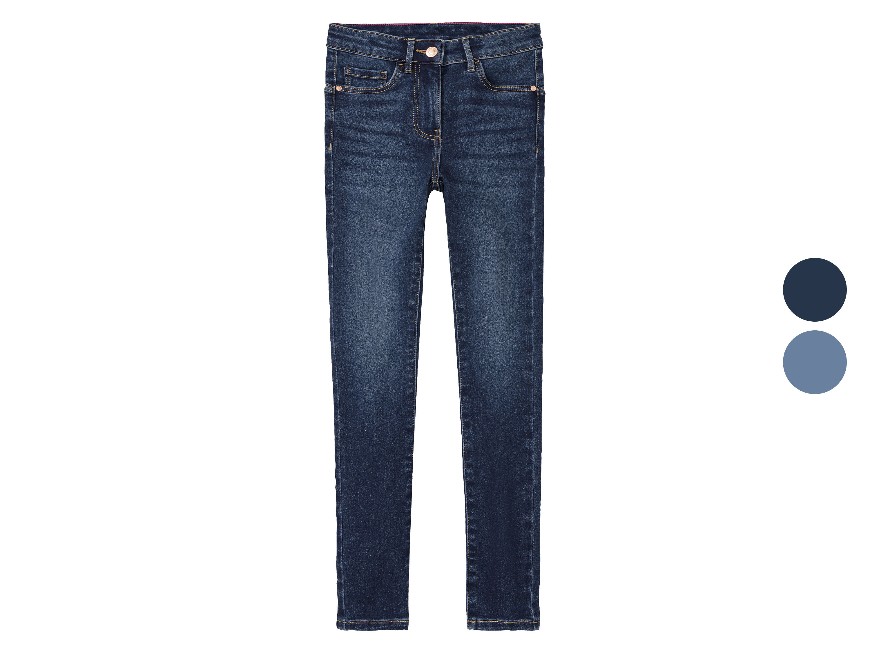 pepperts!® Jeansy dziewczęce z wysokim stanem, super skinny fit