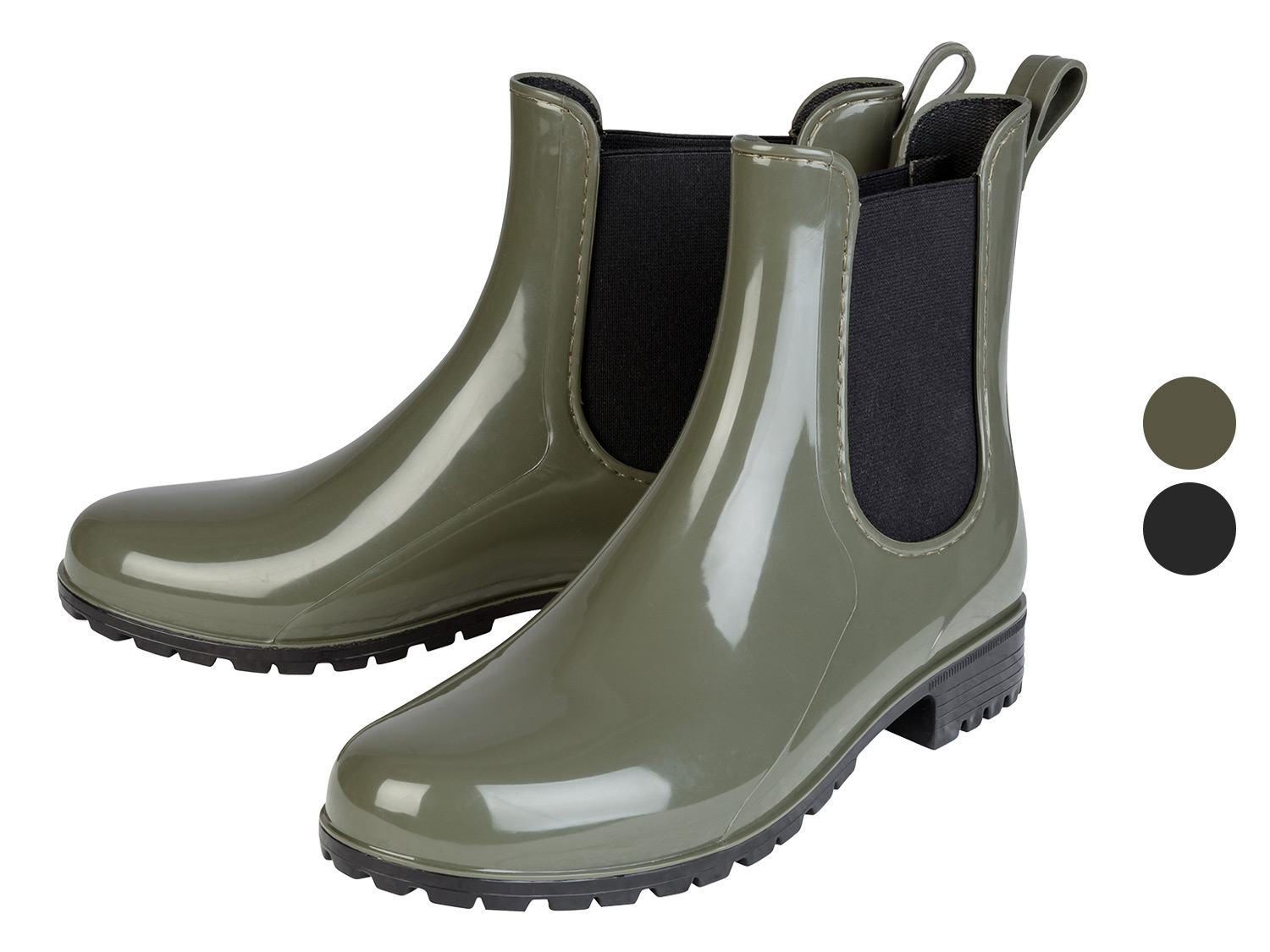 esmara® Kalosze damskie przeciwdeszczowe w stylu Chelsea-Boot