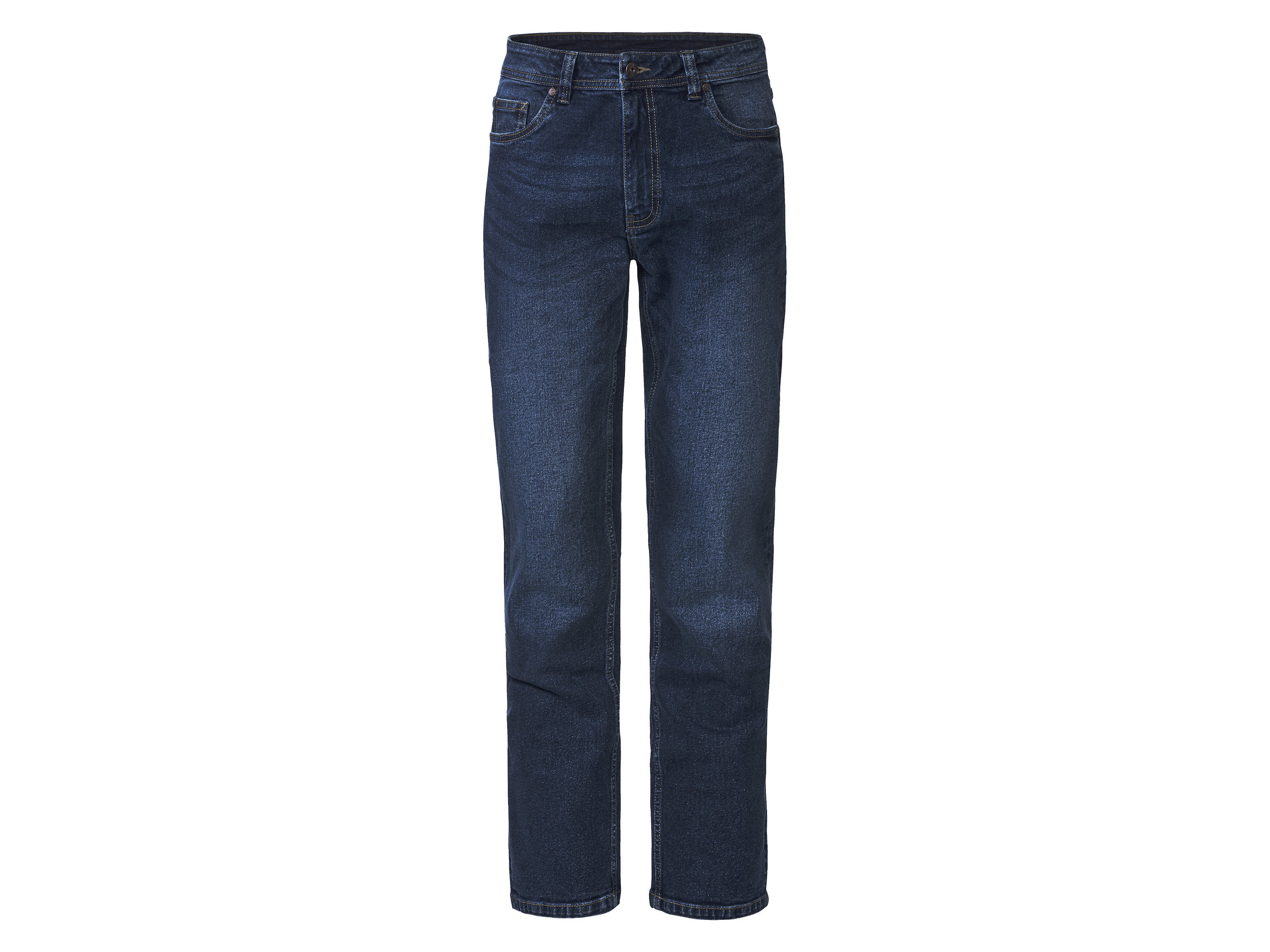 LIVERGY® Jeansy męskie, straight fit (Niebieski, 52 (36/32))