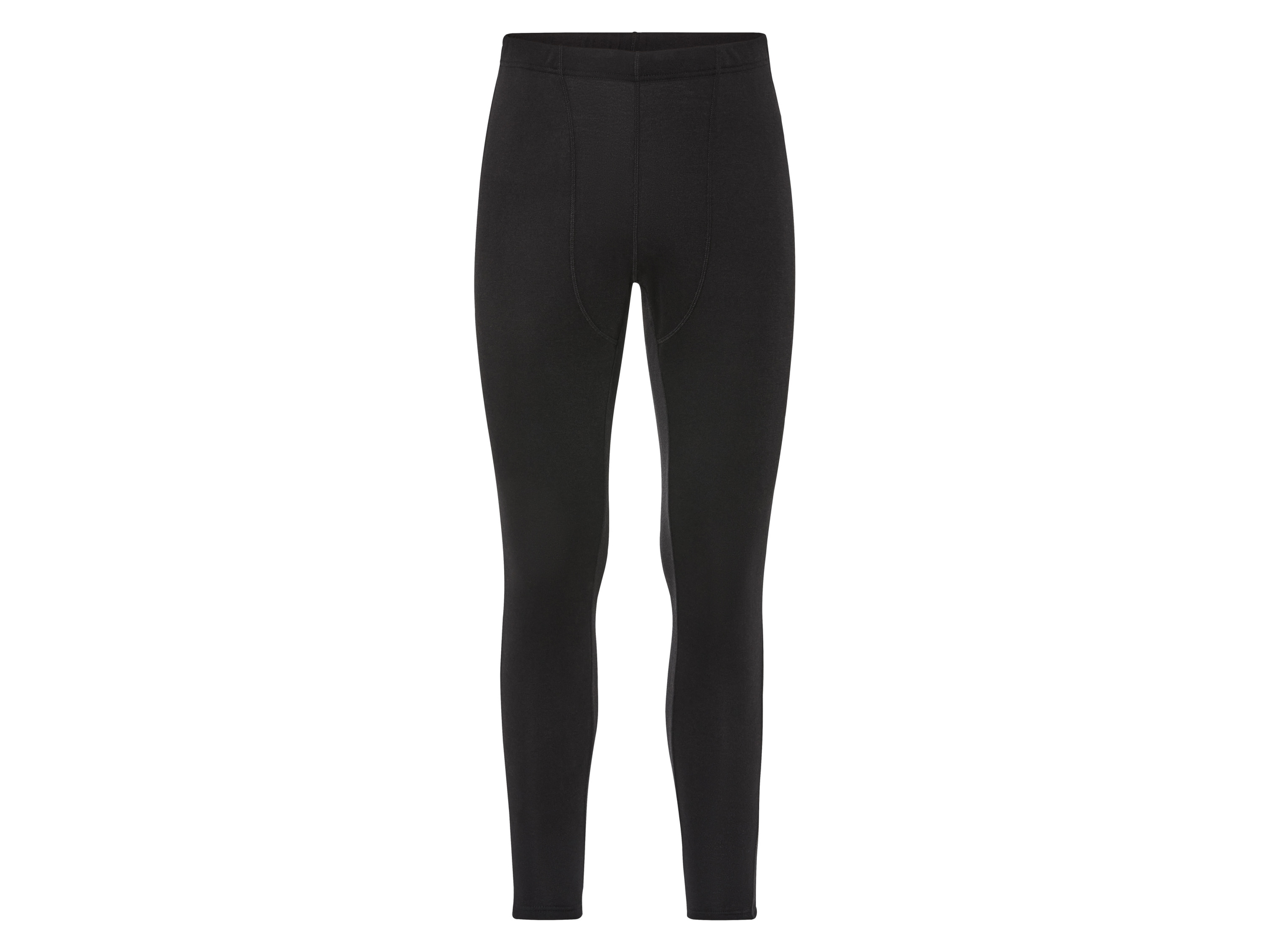 LIVERGY® Legginsy termiczne męskie  (M (48/50), Czarny)