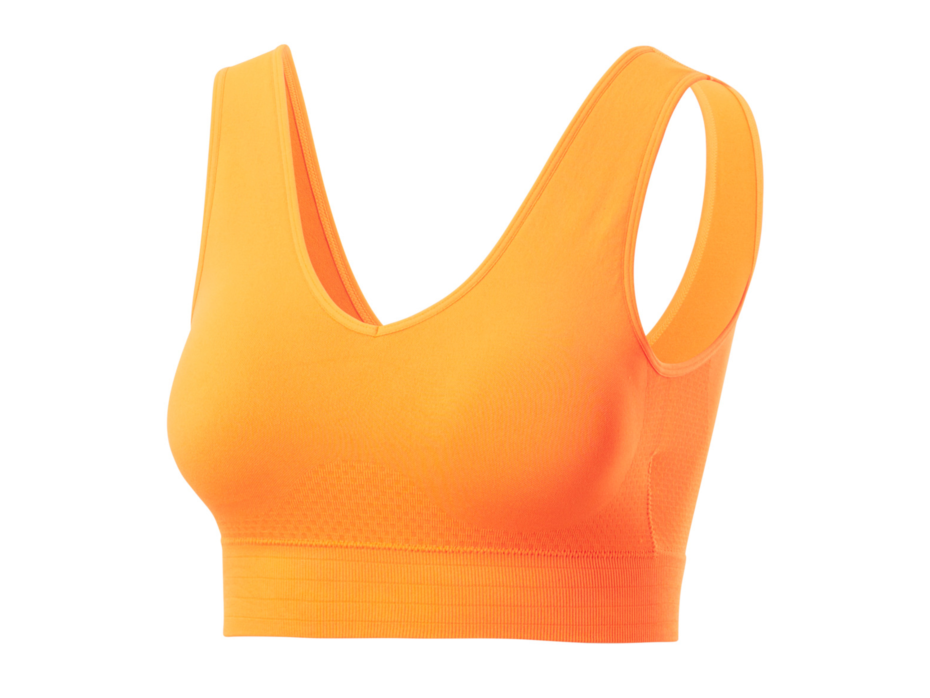 CRIVIT Damski biustonosz chłodzący sportowy typu bustier (Pomarańczowy, L (44-46))