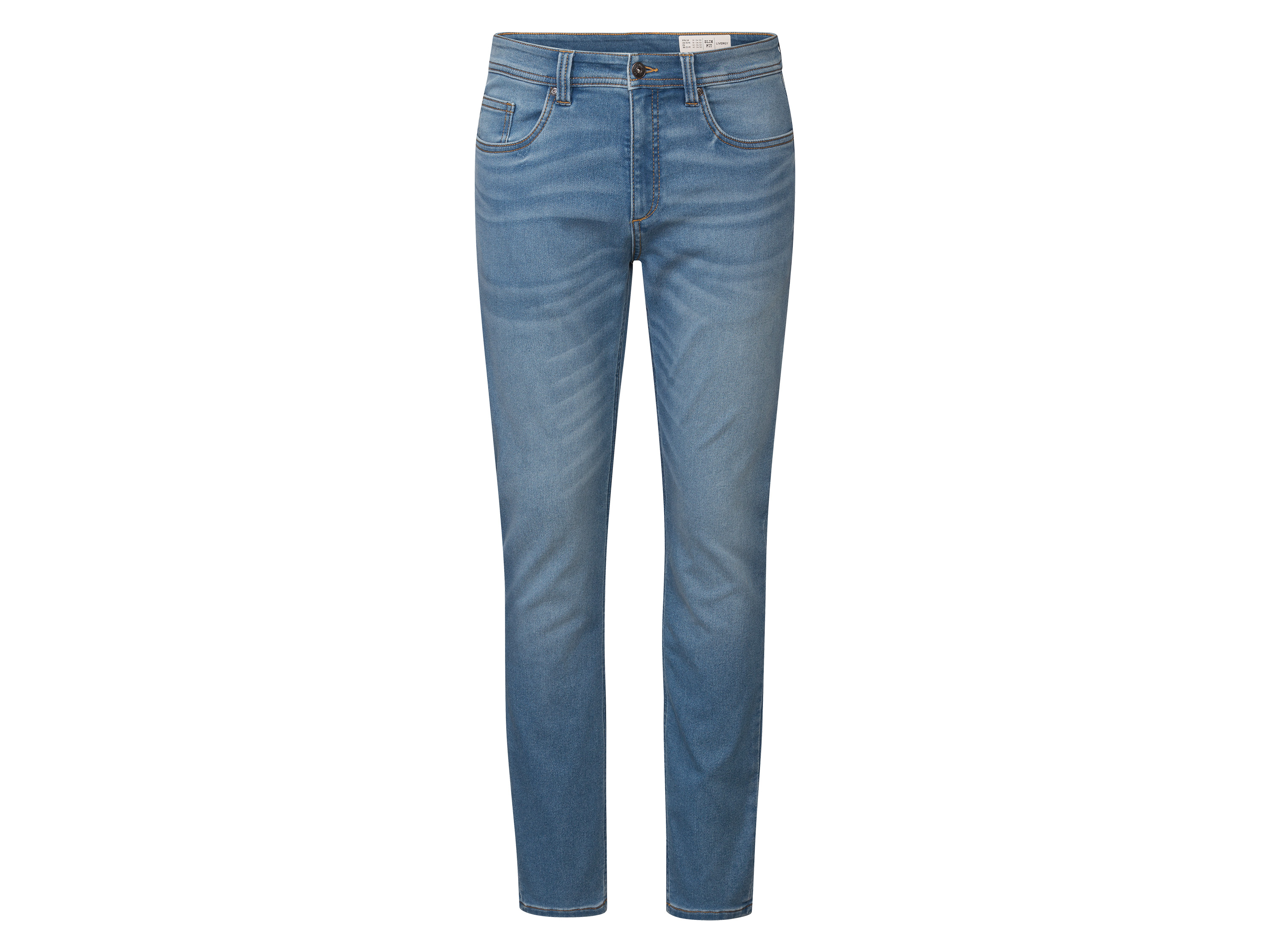 LIVERGY® Jeansy męskie, slim fit (Jasnoniebieski, 48)