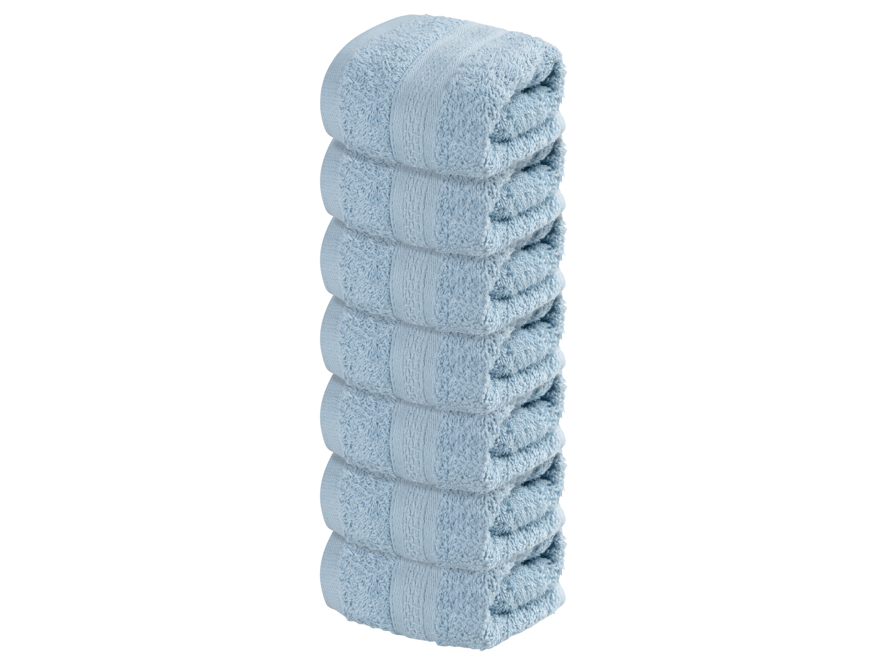 Фото - Рушник Livarno home Zestaw ręczników frotte dla gości, 30 x 50 cm (Jasnoniebieski 