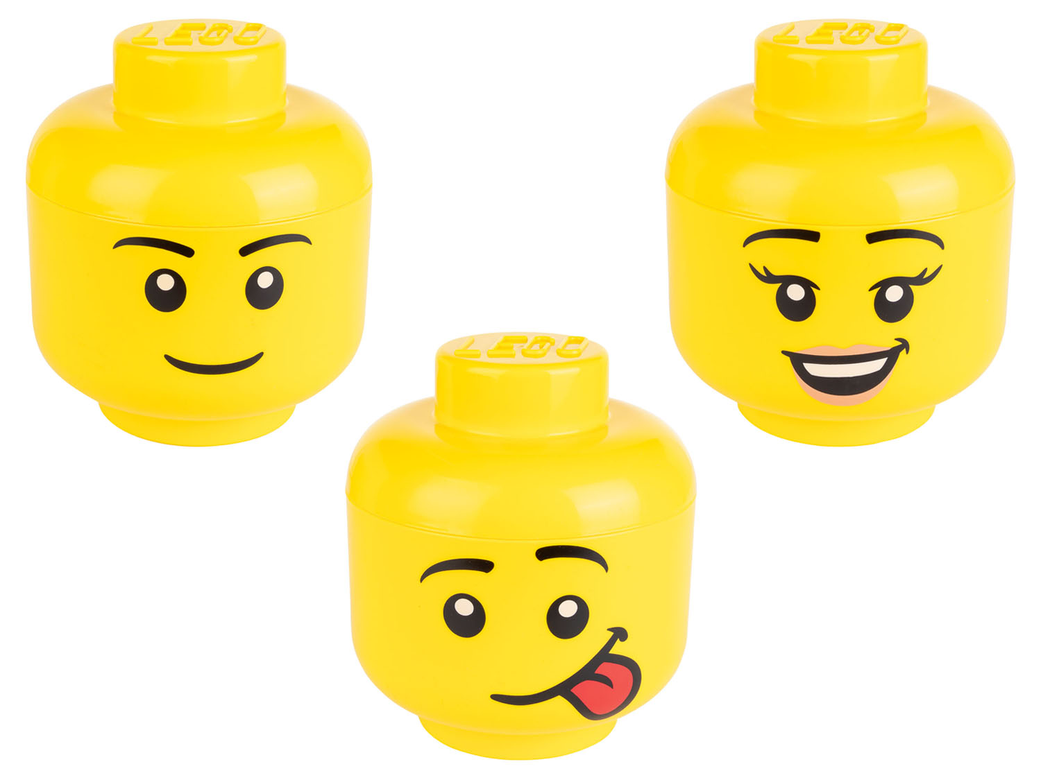 Фото - Конструктор Lego Pojemnik do przechowania klocków w kształcie głowy , 2 elementy 