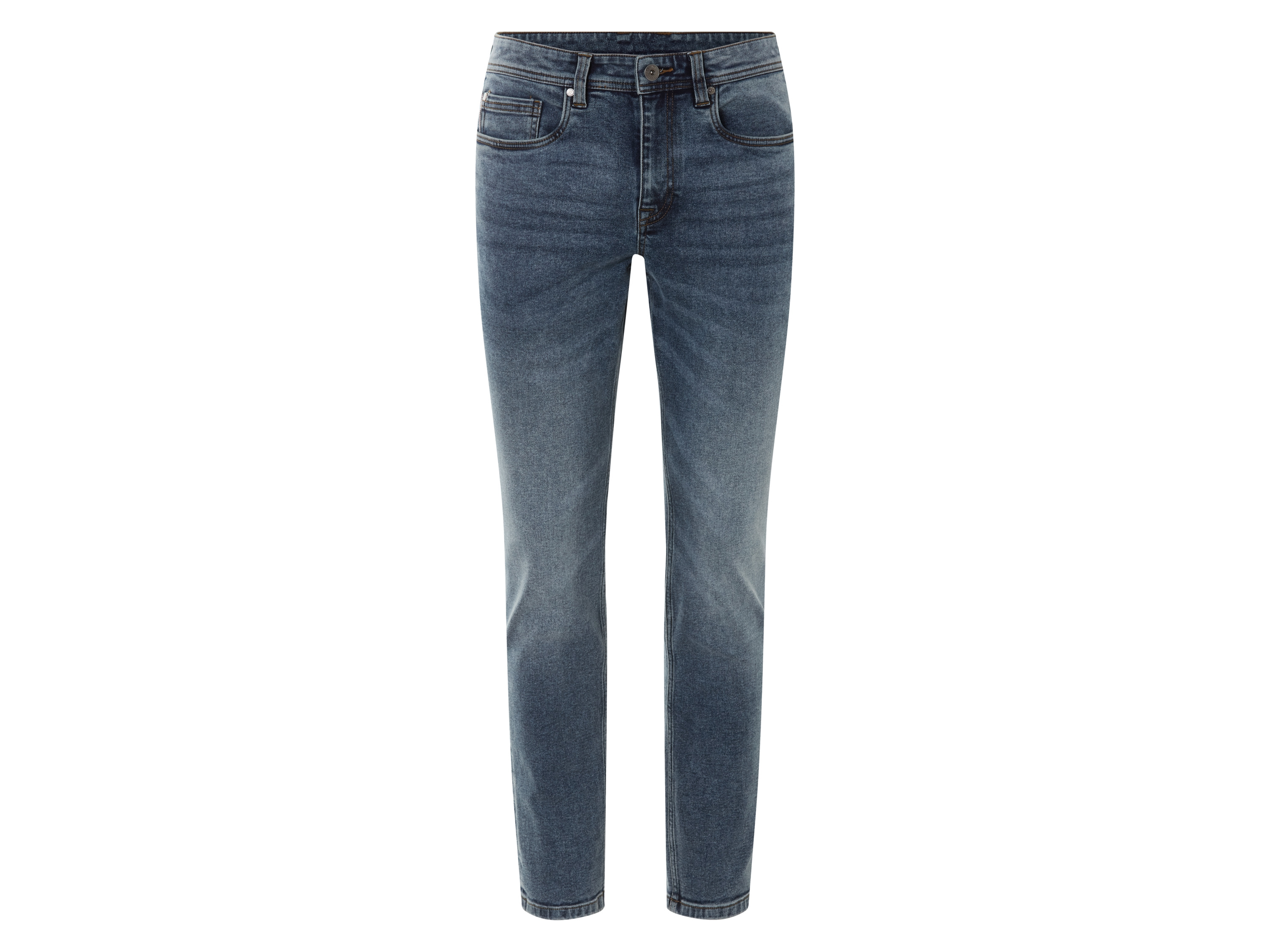 LIVERGY® Jeansy męskie z bawełną, Slim Fit (Jasnoniebieski, 56 (40/32))