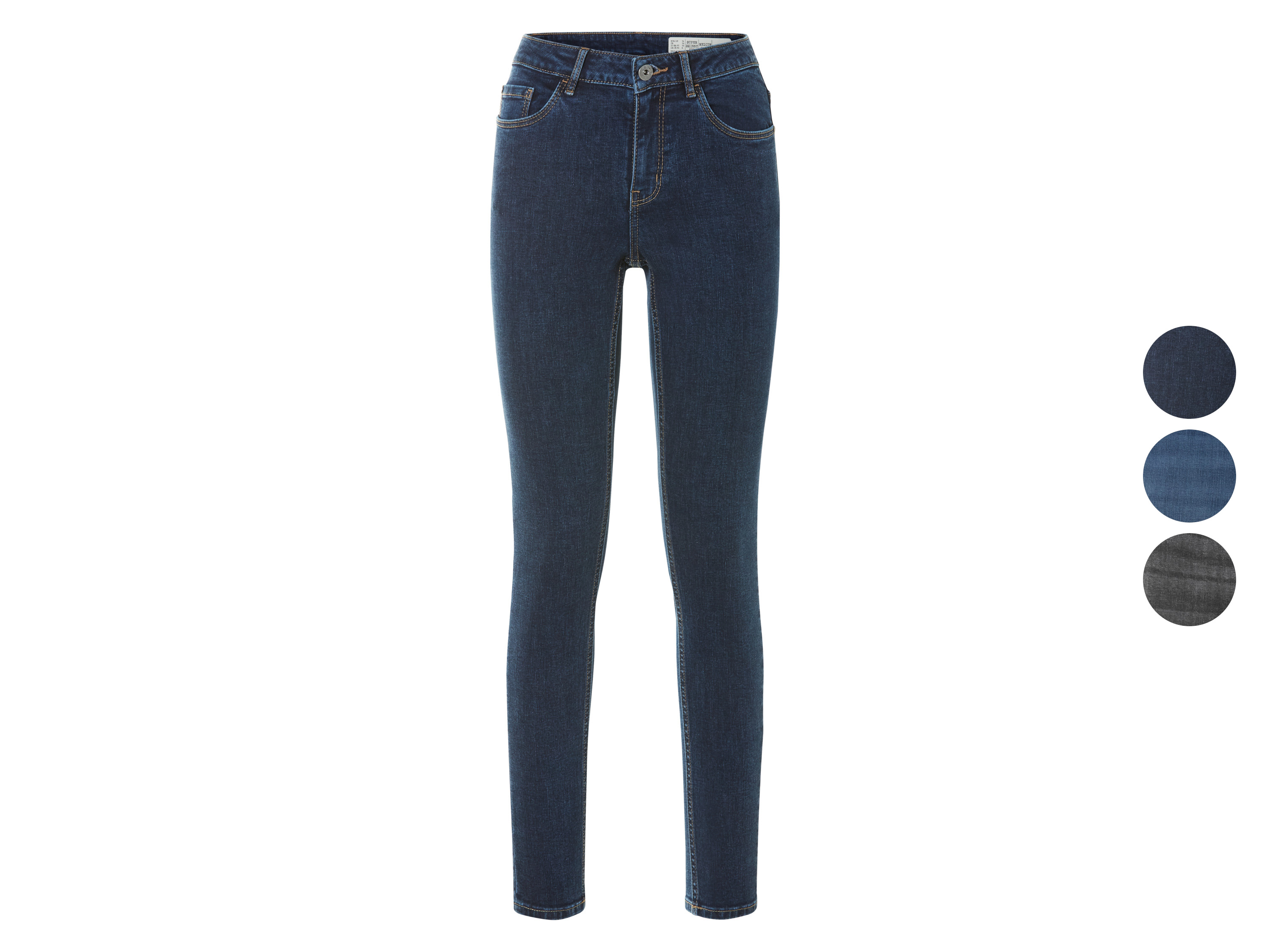 esmara® Jeansy damskie z bawełną, Super Skinny Fit