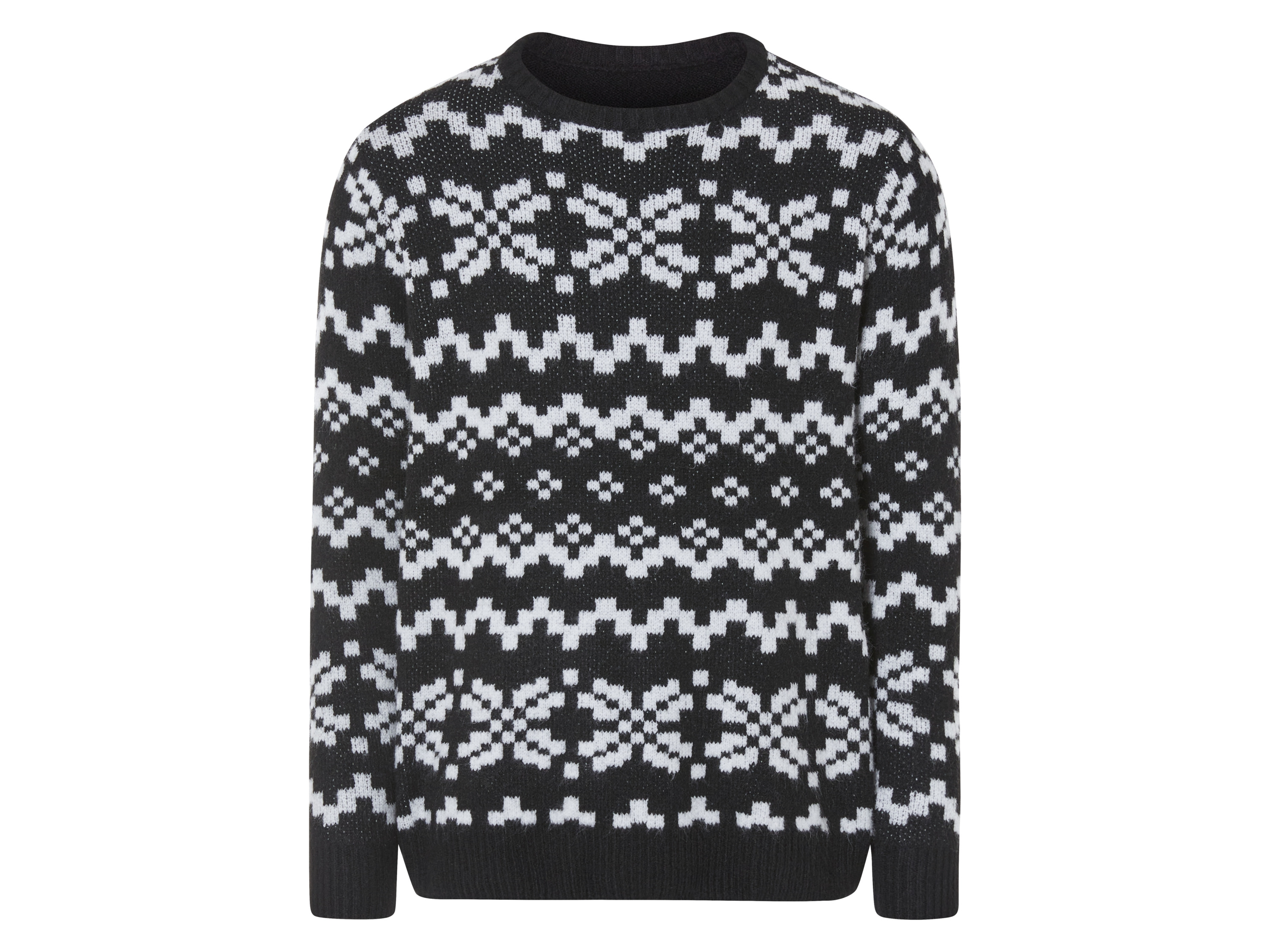 LIVERGY® Sweter świąteczny męski (L (52/54), Czarny)