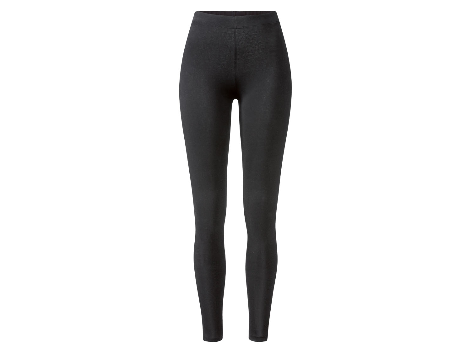 esmara® Legginsy damskie z bawełną (Czarny, S (36-38))