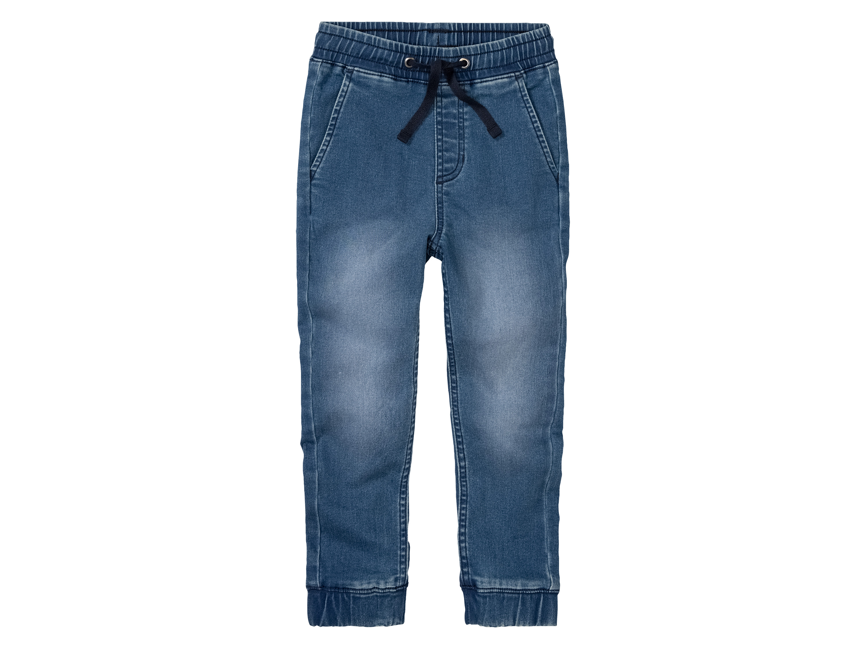 lupilu® Jeansy chłopięce, sweat denim (Niebieski, 122/128)