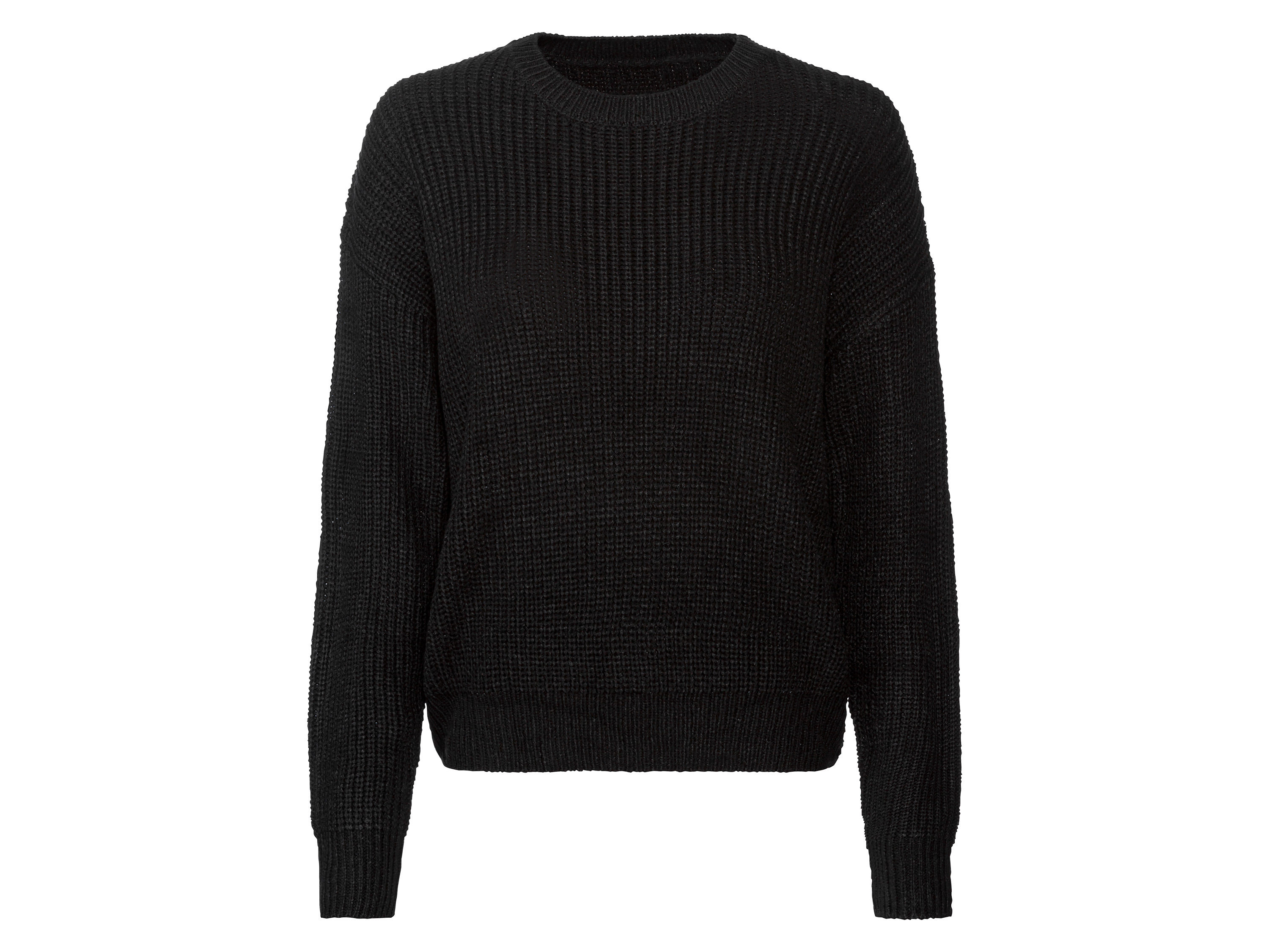 esmara® Sweter dzianinowy damski (XS (32/34), Czarny)