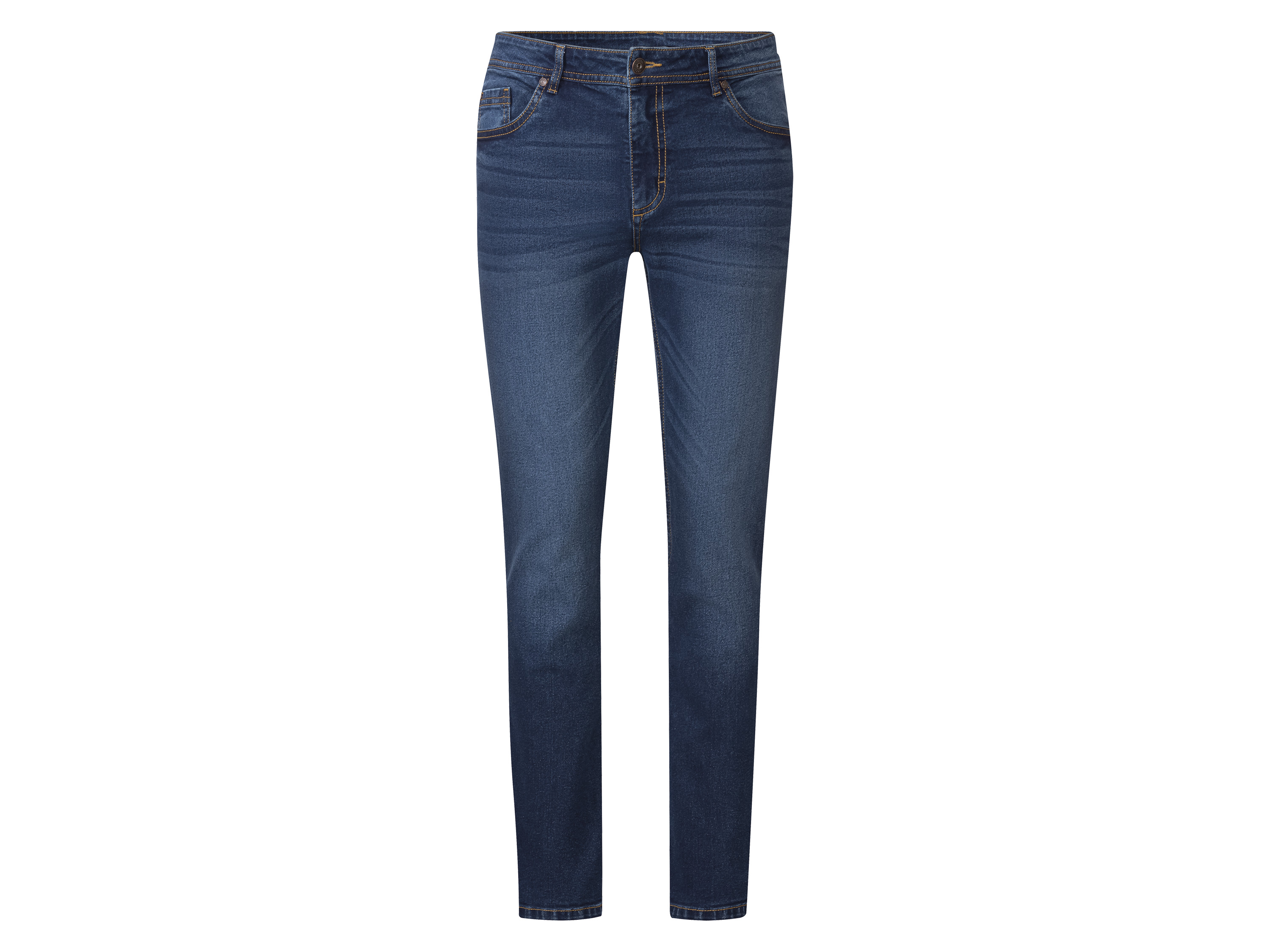 LIVERGY® Jeansy męskie z bawełną, slim fit (Ciemnoniebieski, 52 (36/32))