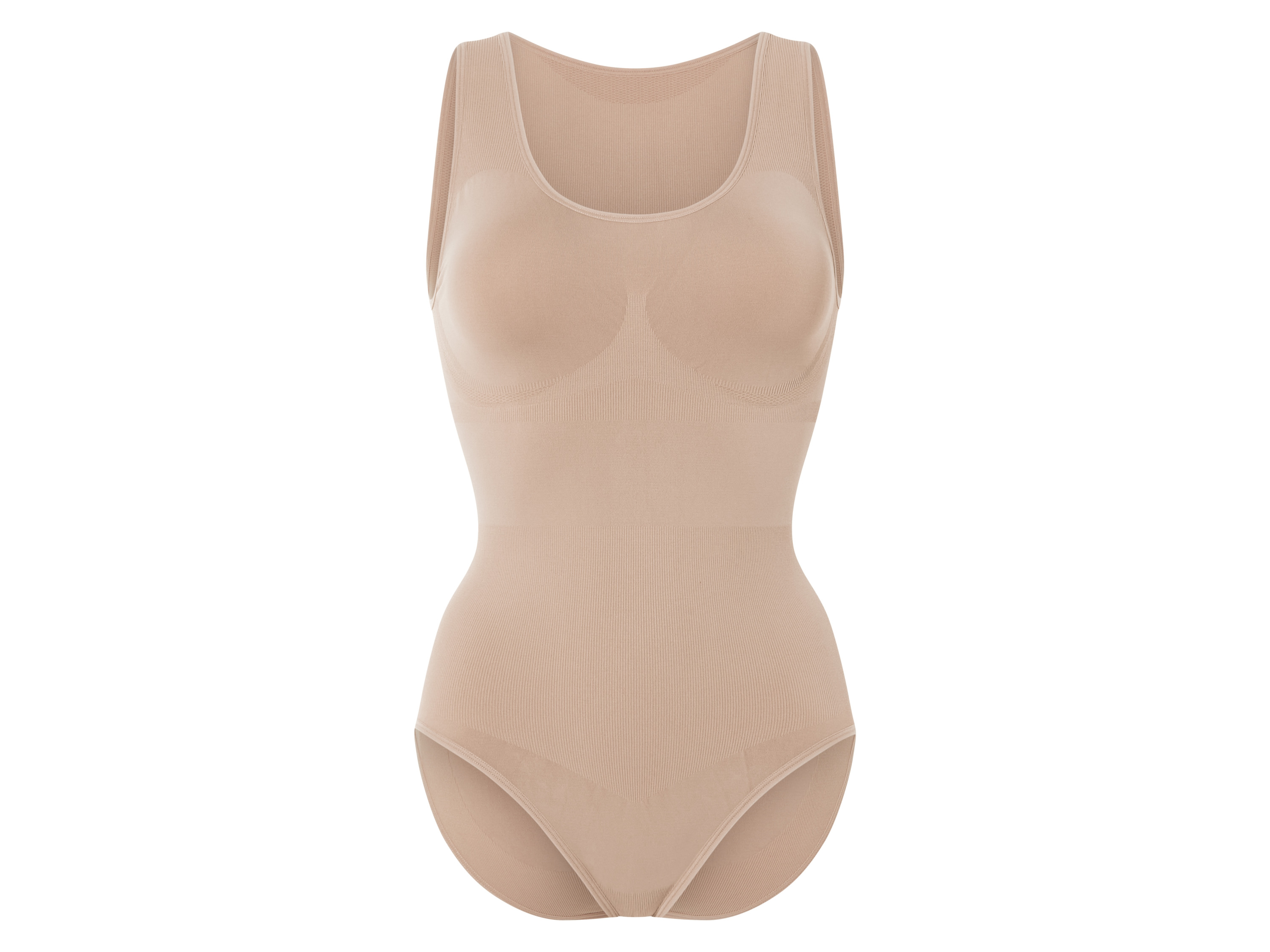 esmara® Body modelujące damskie (L (44-46), Beżowy)