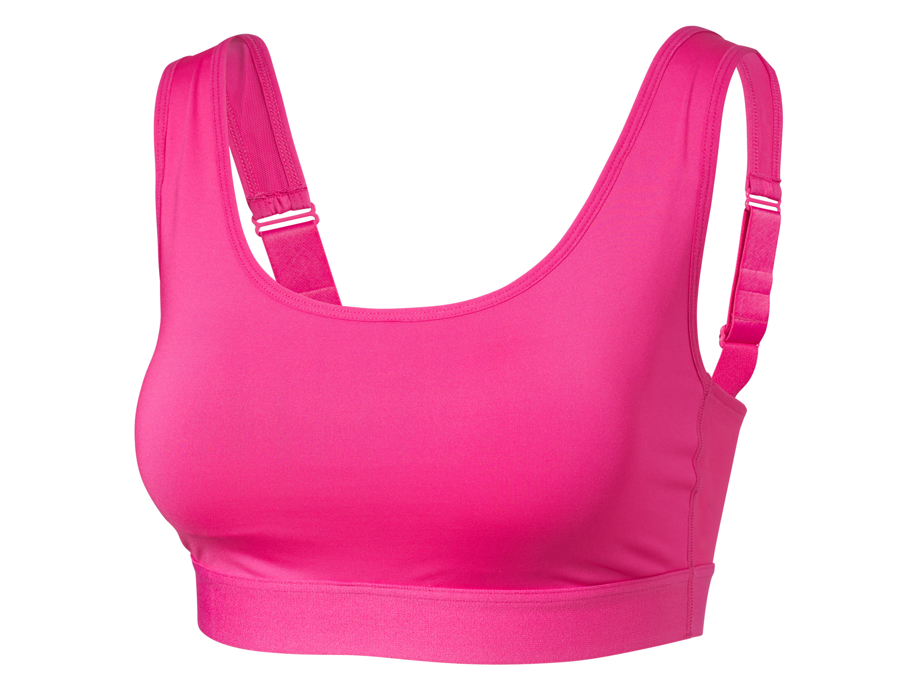 CRIVIT Biustonosz sportowy damski typu bustier, medium level (S (36-38), Różowy)