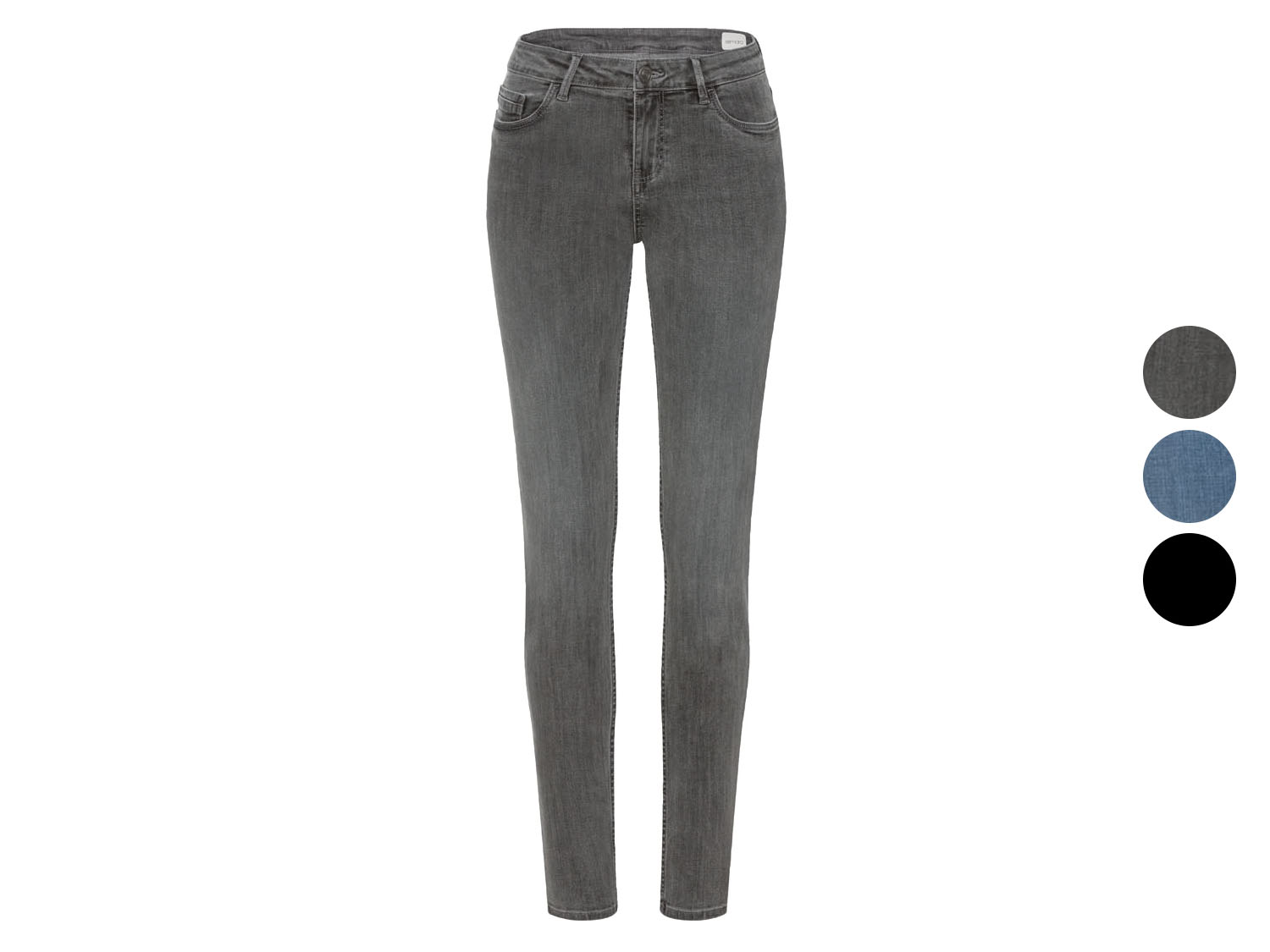 esmara® Jeansy damskie z bawełną, super skinny fit