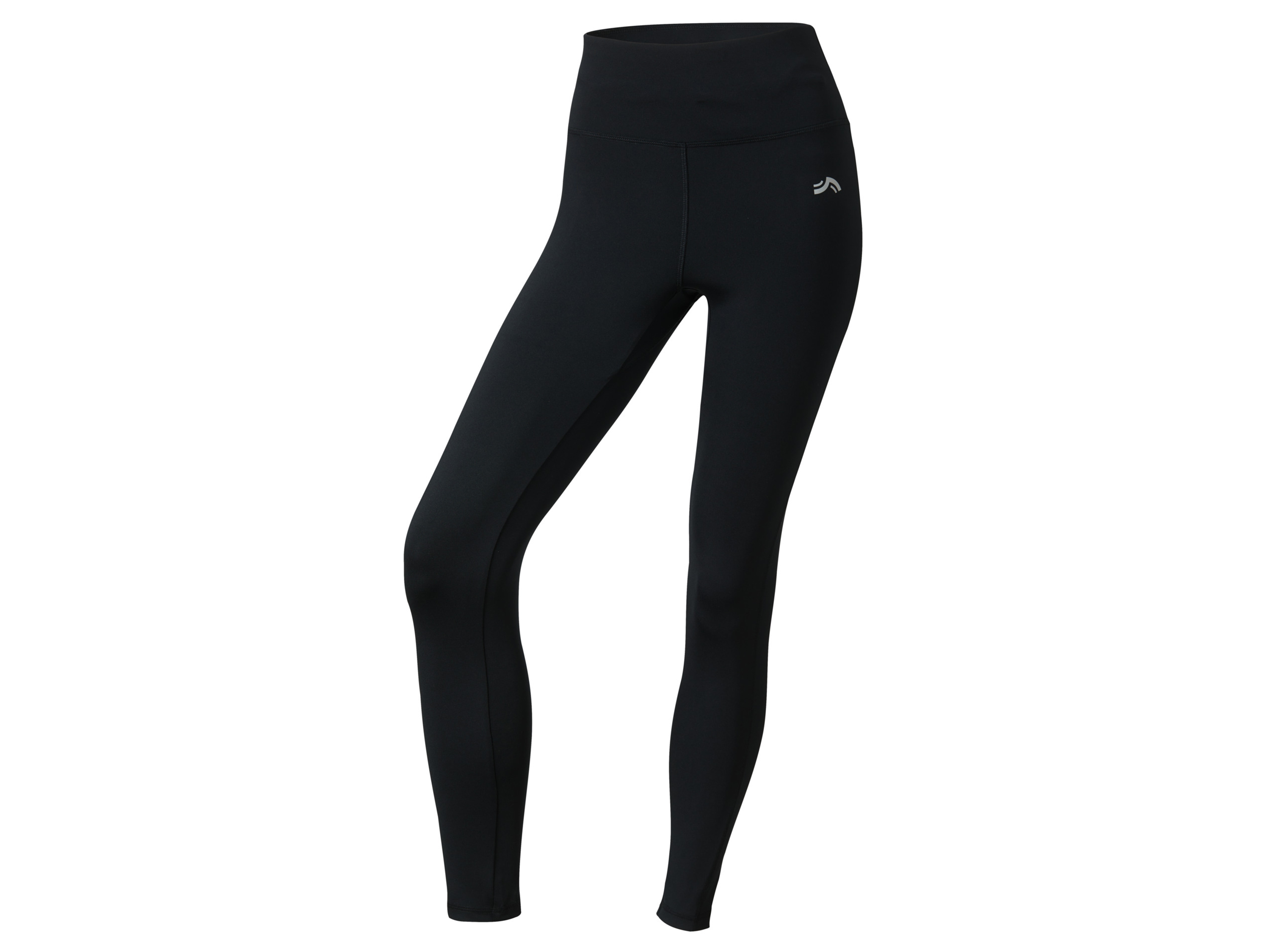 CRIVIT Legginsy funkcyjne damskie, wysoki stan (XS (32-34), Czarny)