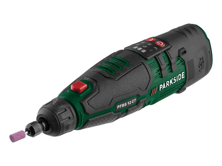 PARKSIDE® Akumulatorowa multiszlifierka 12 V, PFBS 12 C7 (z przewodem USB-C do ładowania)