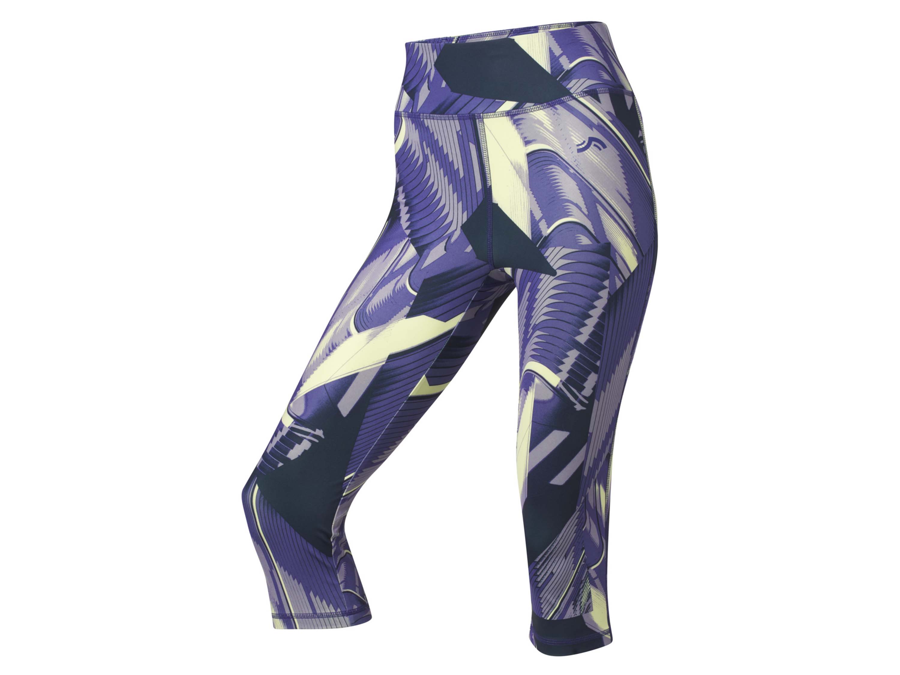 CRIVIT Legginsy sportowe damskie 3/4 (L (44/46), Wzorzysty)