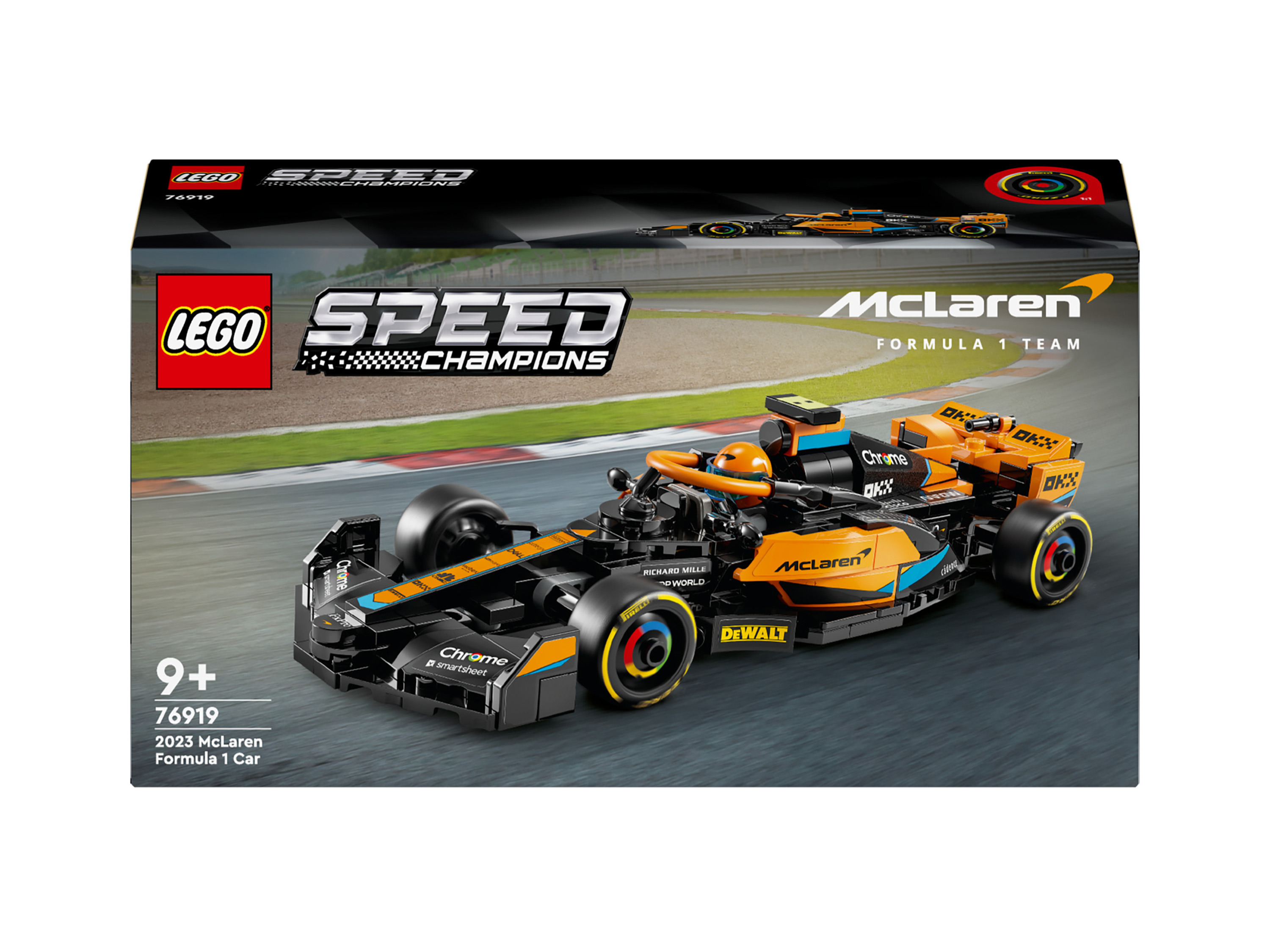 LEGO® Speed Champions 76919 Samochód wyścigowy McLaren Formula 1 wersja 2023