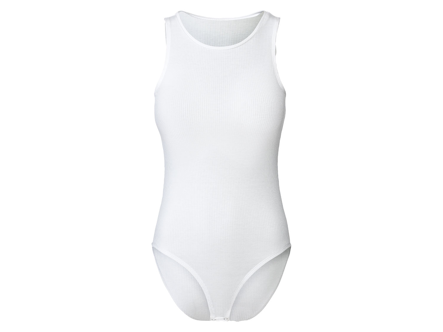 esmara® Body damskie (Okrągły dekolt/biały, L (44/46))