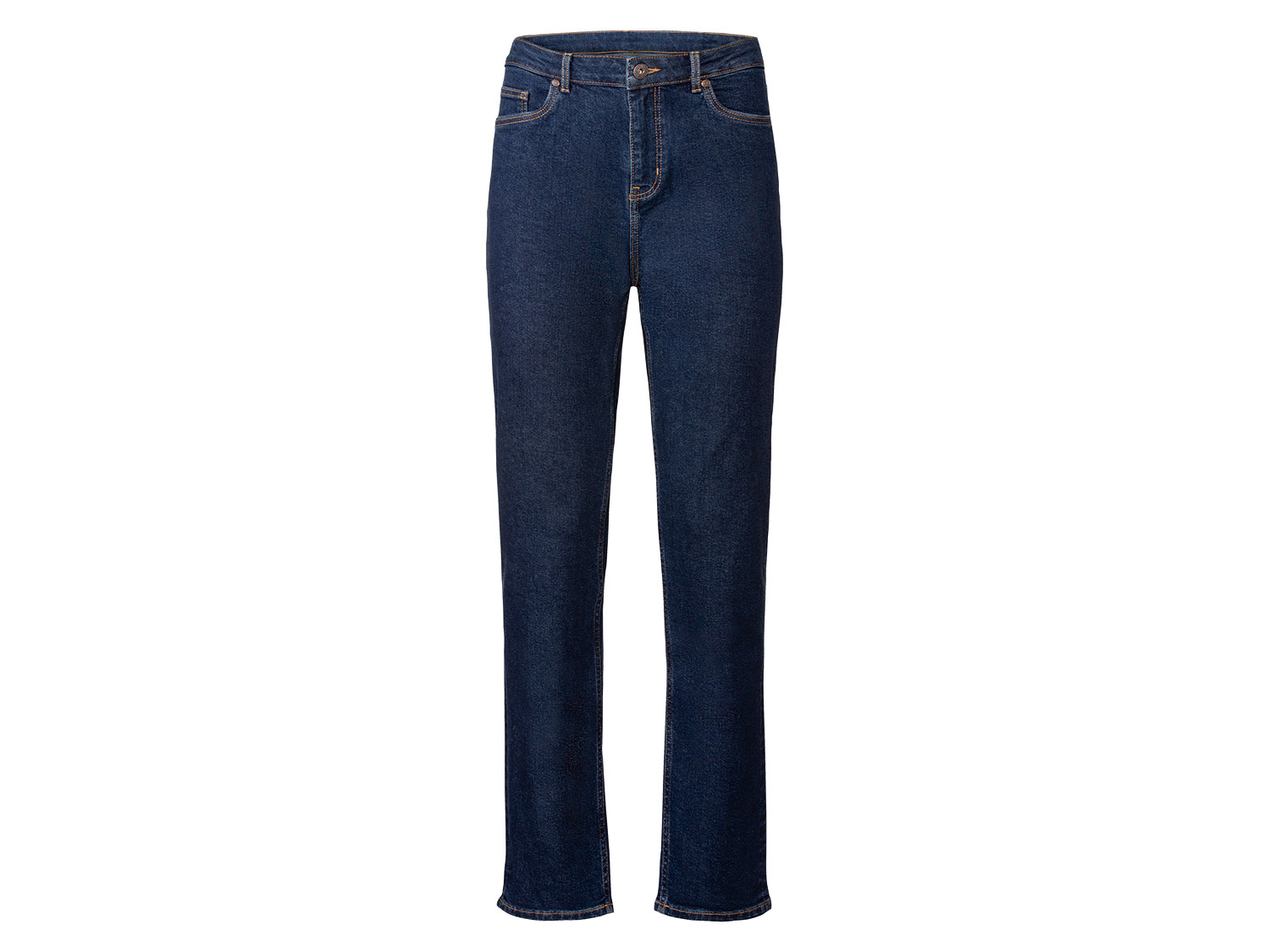 esmara® Jeansy damskie Straight Fit (42, Ciemnoniebieski)