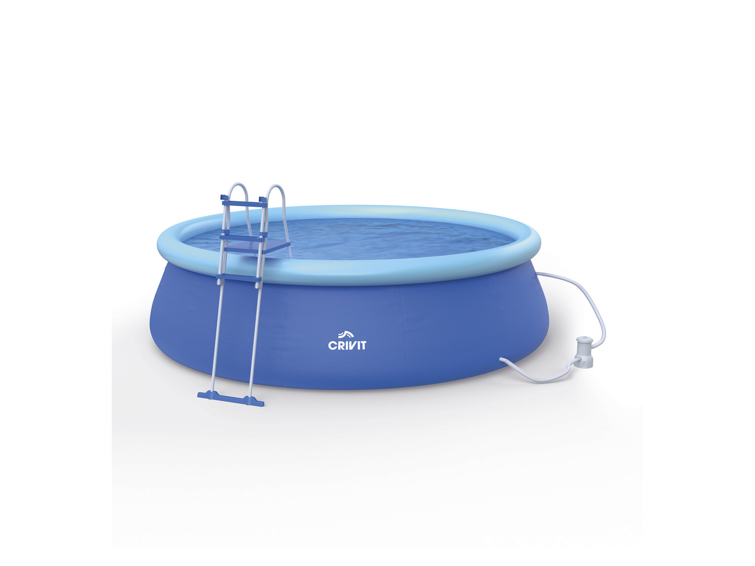 Easy CRIVIT Quick-up-Pool, x 457 122 Set cm Basen Ø
