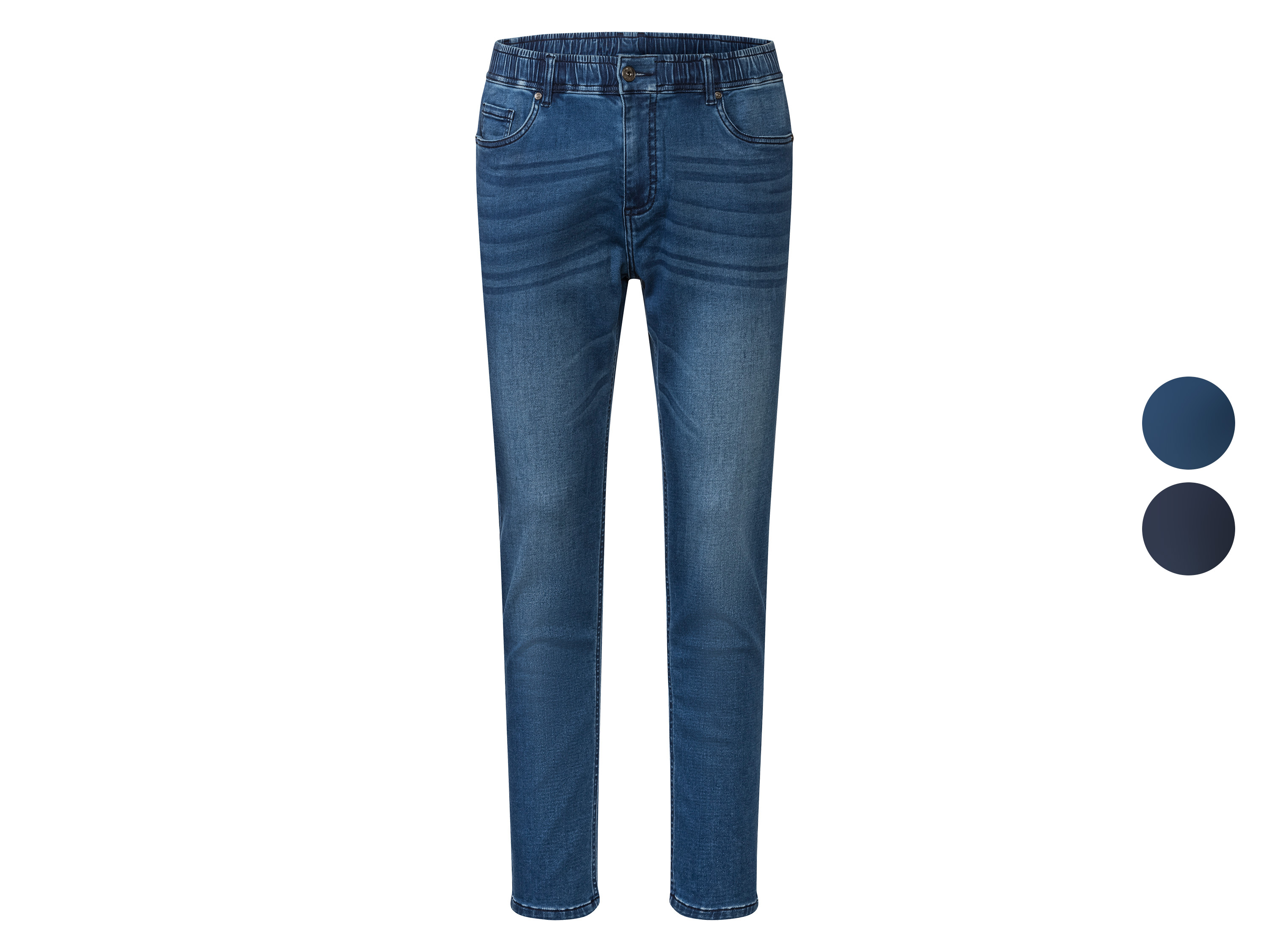 LIVERGY® Jeansy męskie z bawełną, straight fit