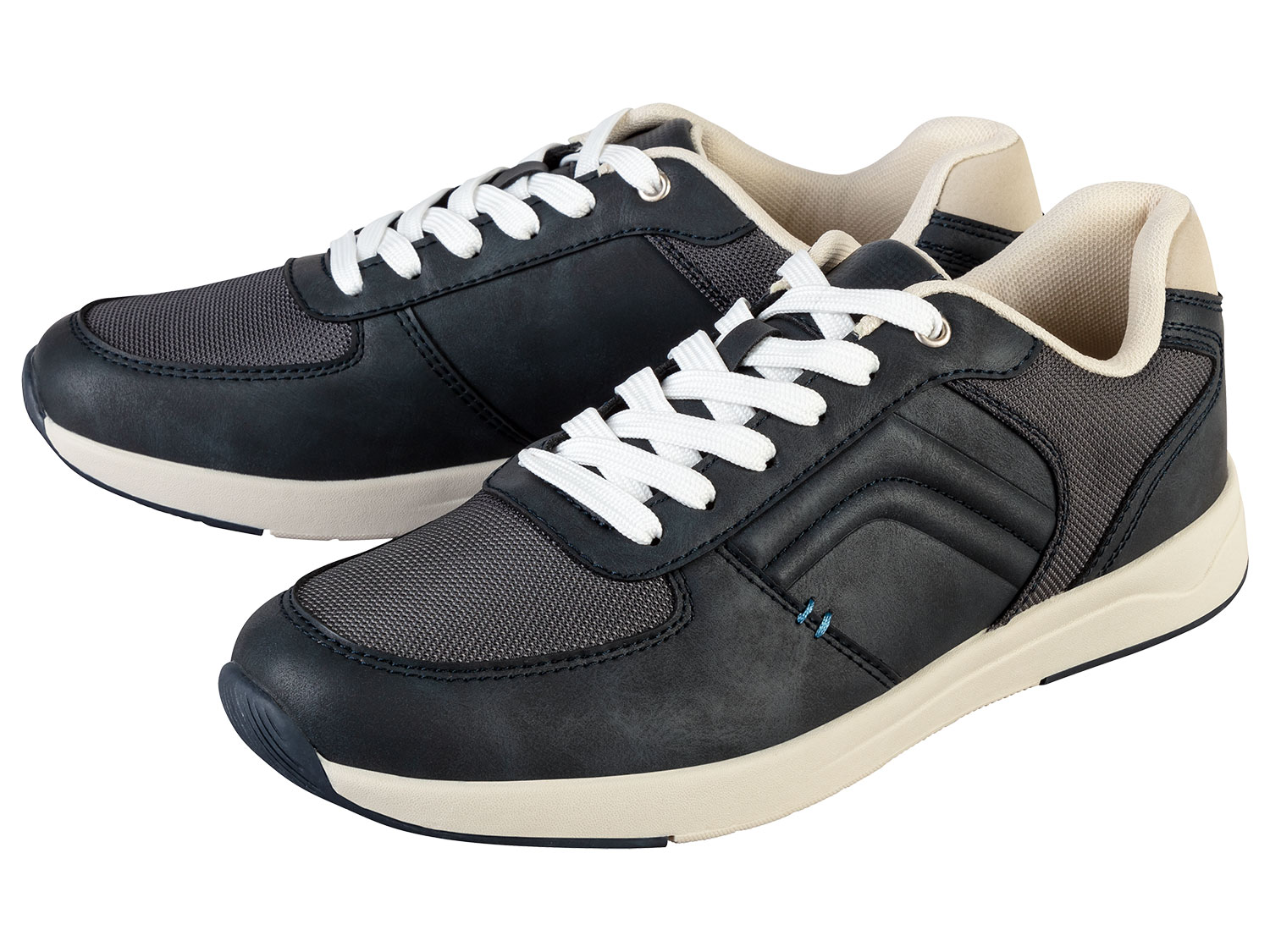 LIVERGY® Buty męskie sportowe (44, Granatowy)