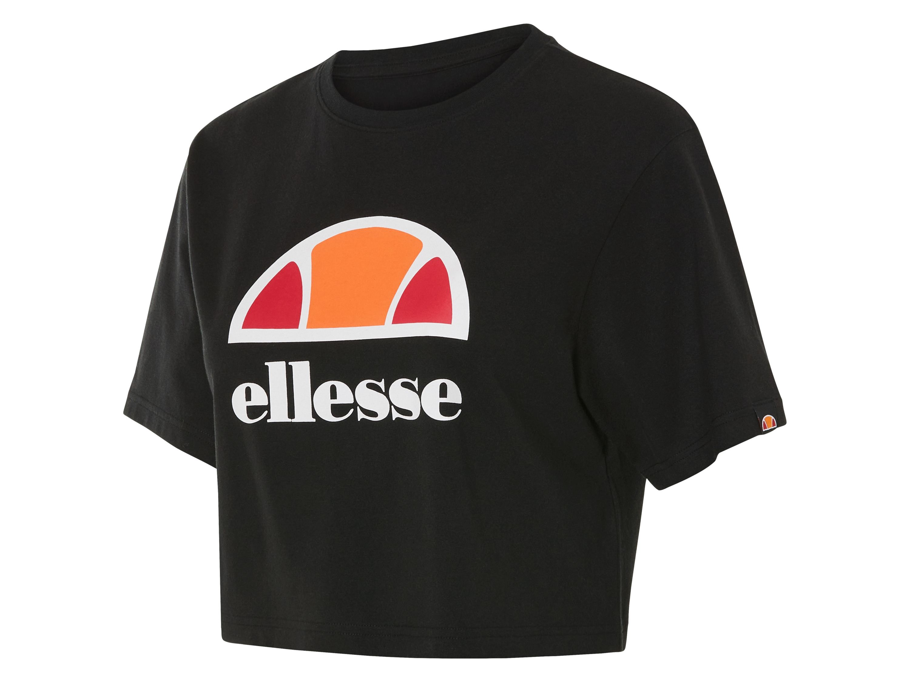 Ellesse Koszulka damska z logo (czarny (crop-top), XS)