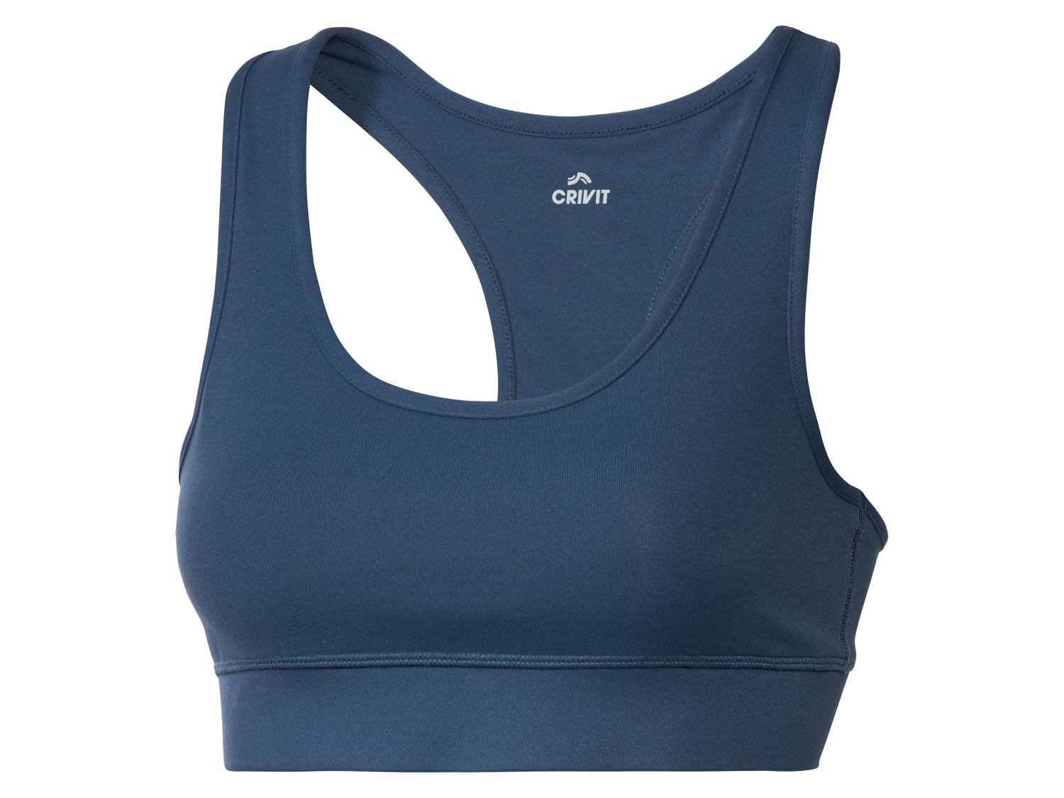 CRIVIT Sportowy biustonosz, Medium-Level (XS (32-34), Niebieski)