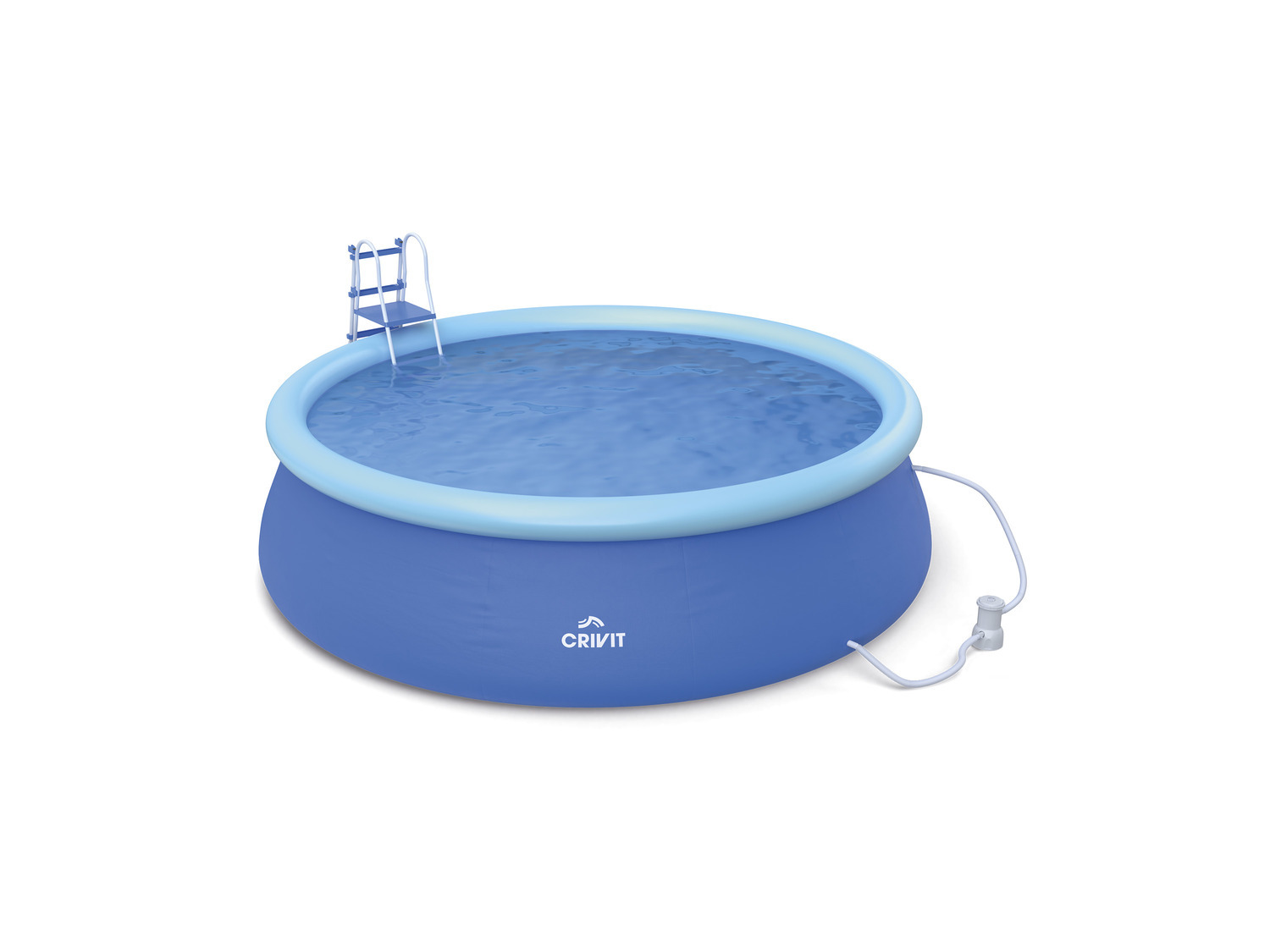 CRIVIT Basen Easy Set Quick-up-Pool, 122 cm 457 Ø x