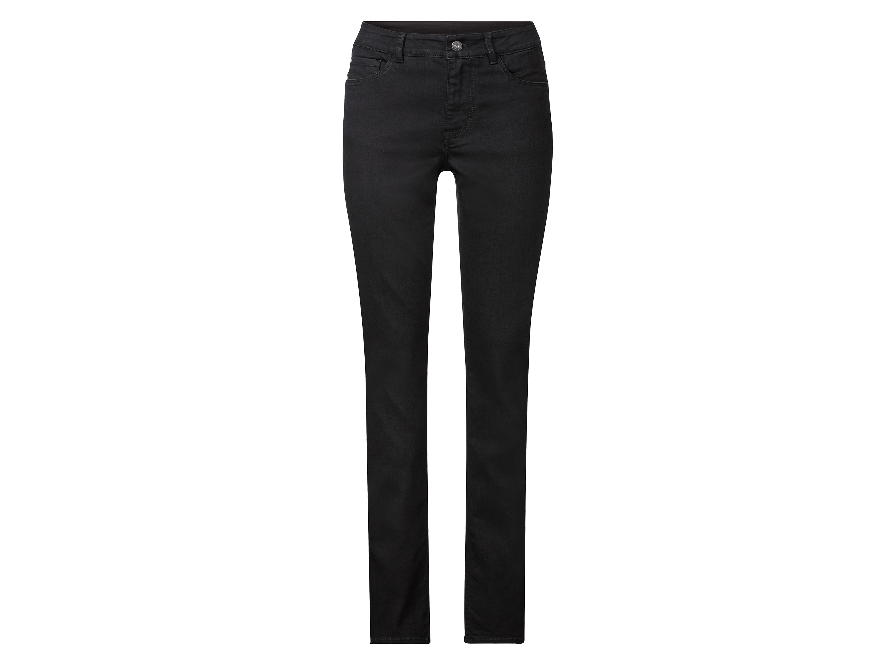 esmara® Jeansy damskie slim fit (Standardowa długość, 34, Czarny)