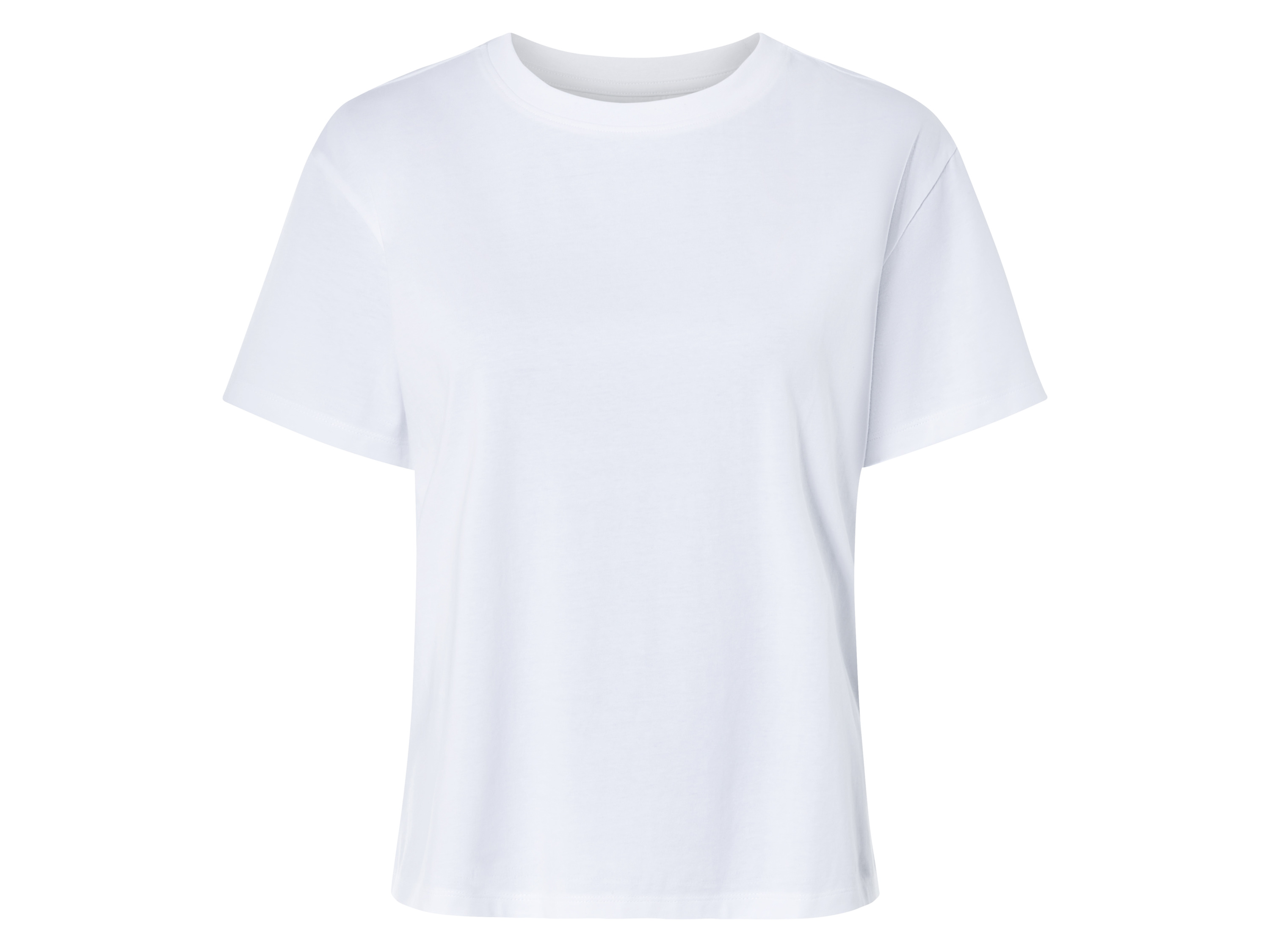 esmara® T-shirt damski z bawełny organicznej  (XS(32/34), Biały)