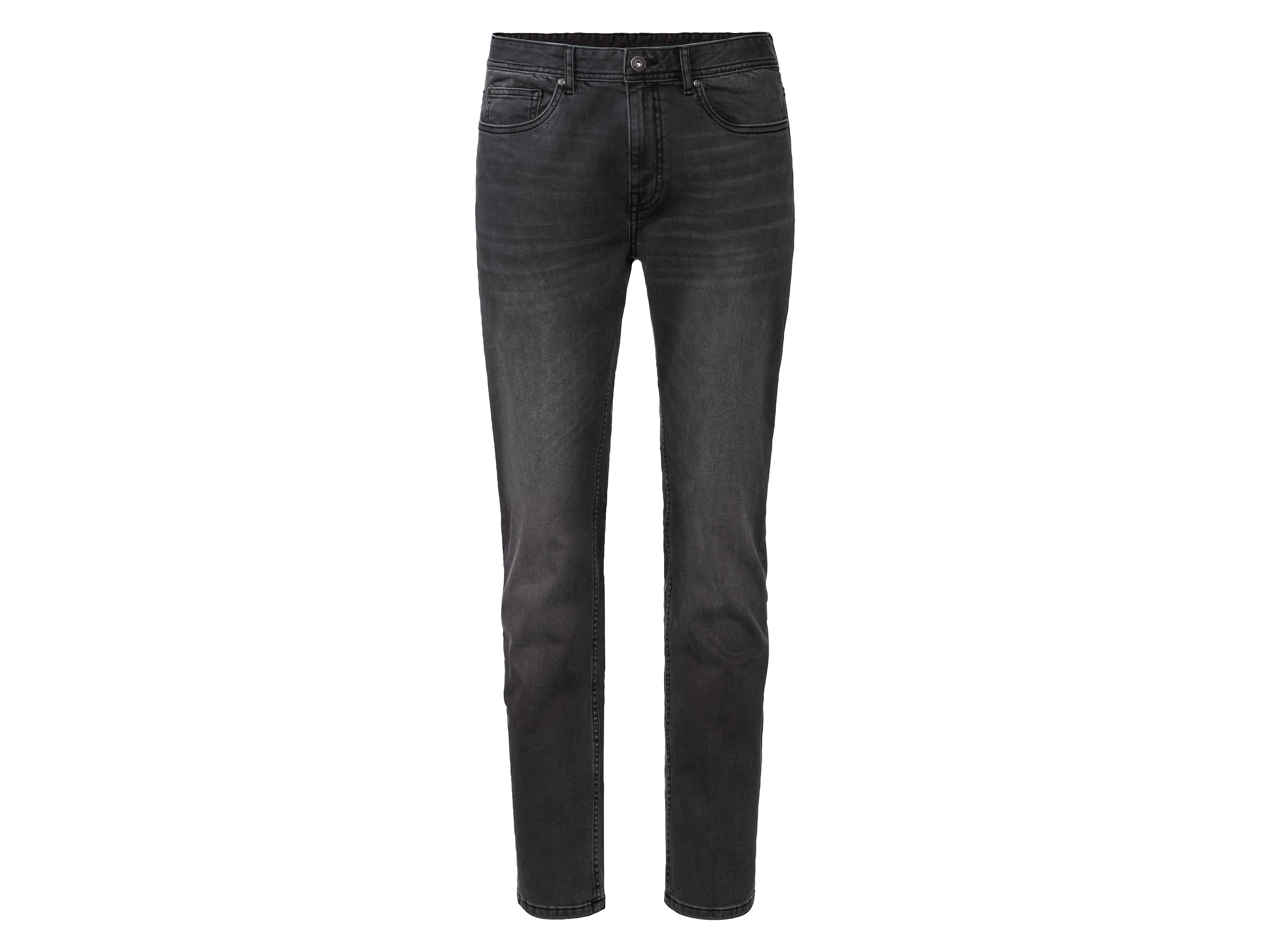 LIVERGY® Jeansy męskie z bawełną, Slim Fit (Ciemnoszary, 52 (36/30))