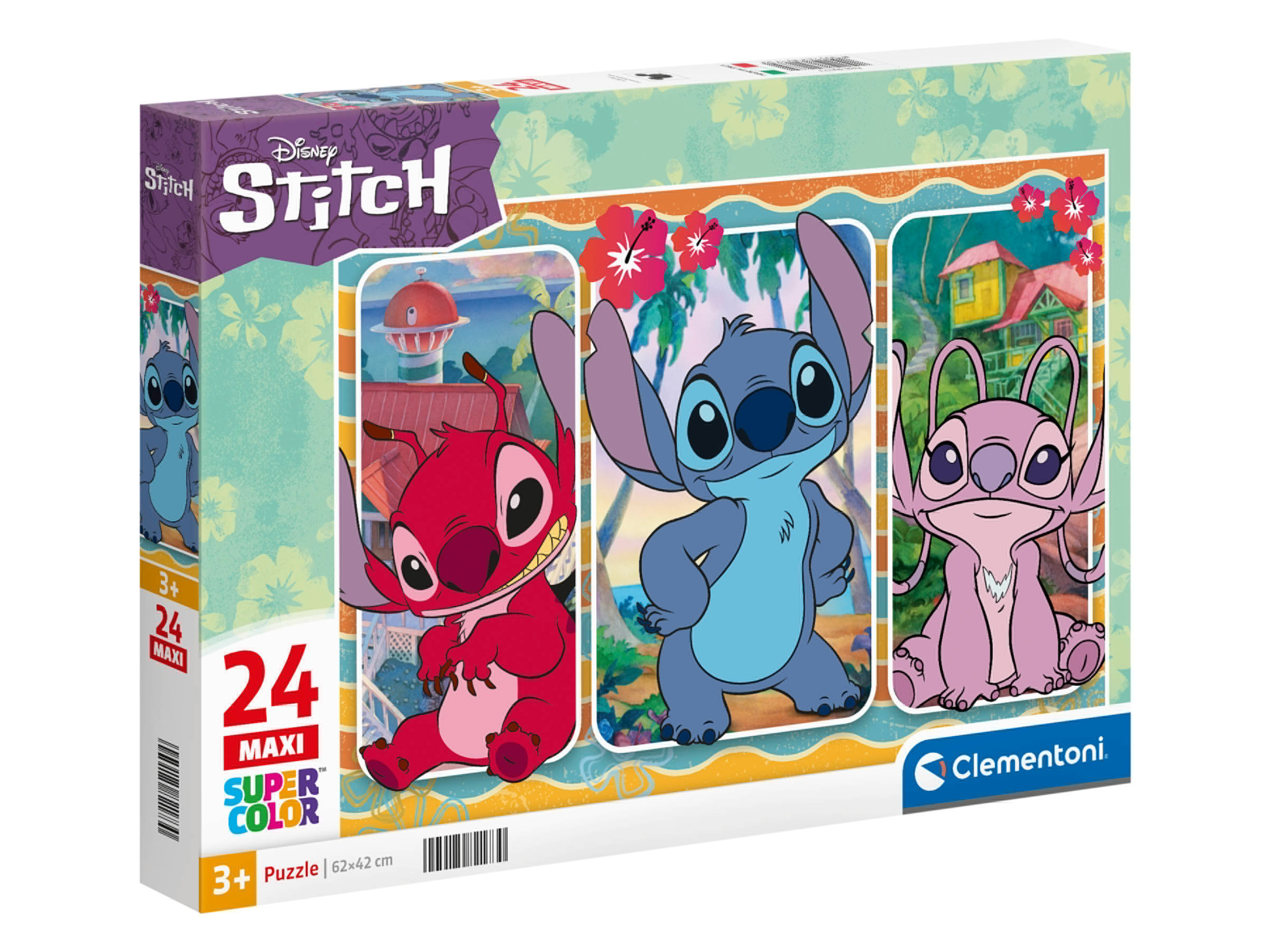 Clementoni Puzzle dla dzieci (Stitch maxi puzzle 24 elementy)