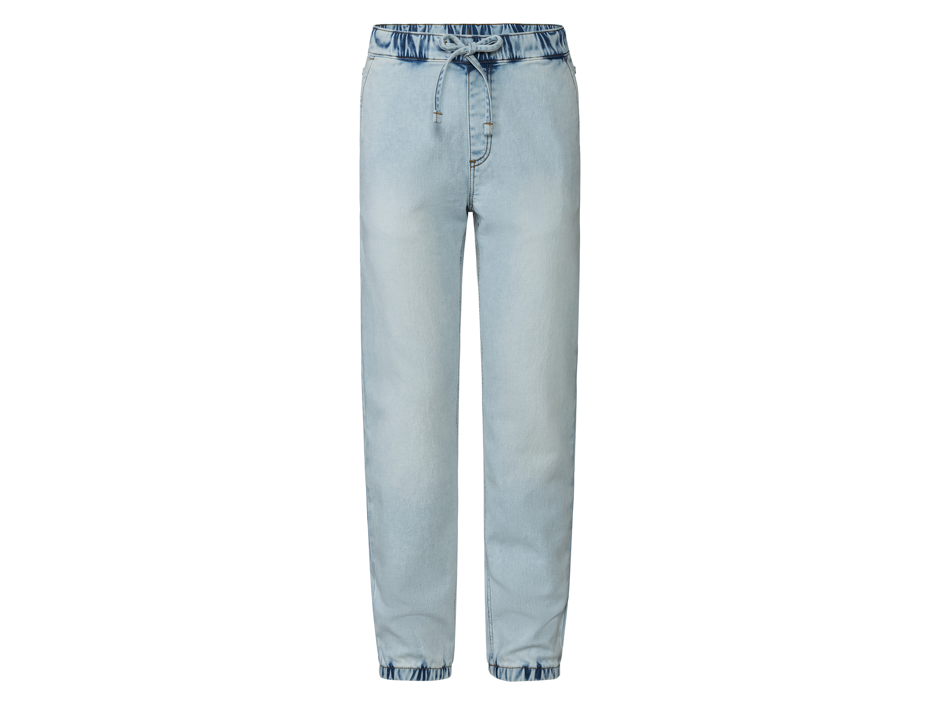 esmara® Joggery jeansowe damskie (Niebieski denim, 38)