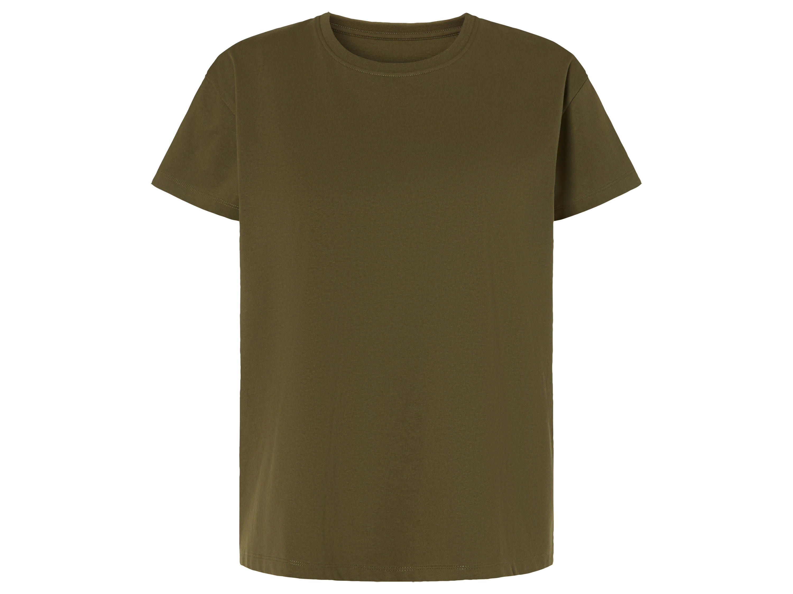 esmara® T-shirt damski z bawełną i modalem (Oliwkowy, S (36/38))